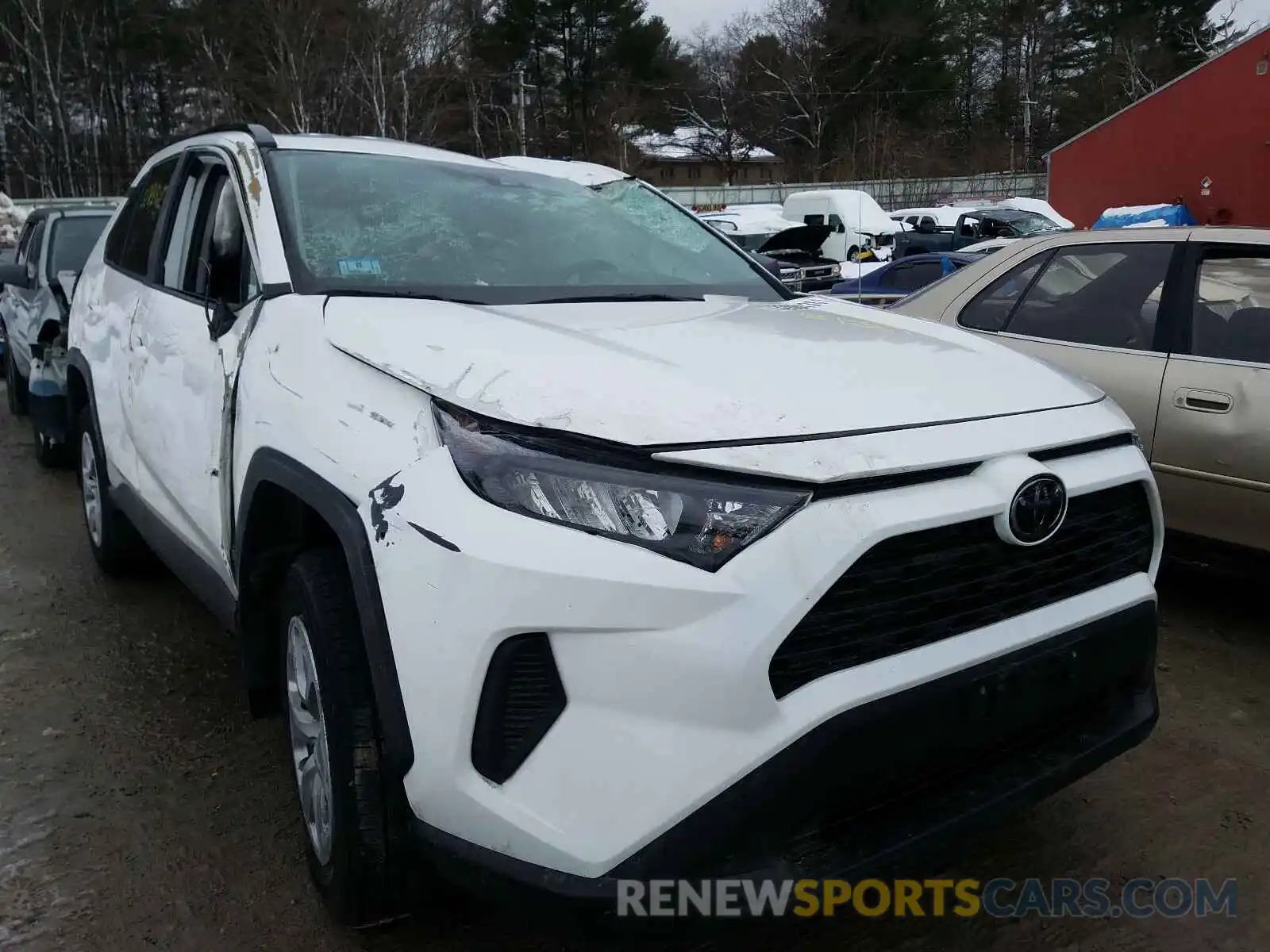 1 Photograph of a damaged car 2T3F1RFV7KC036864 TOYOTA RAV4 2019