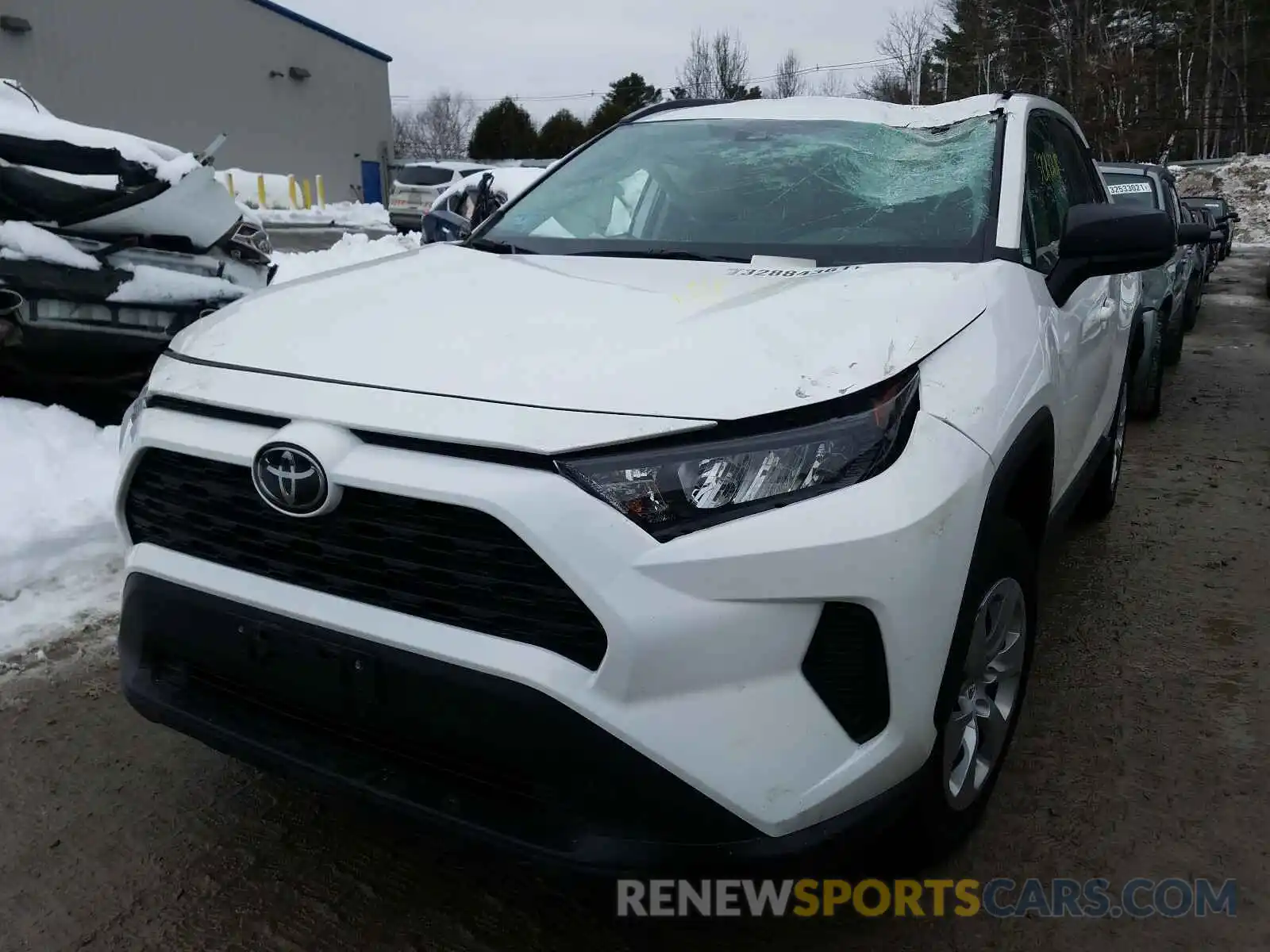 2 Photograph of a damaged car 2T3F1RFV7KC036864 TOYOTA RAV4 2019