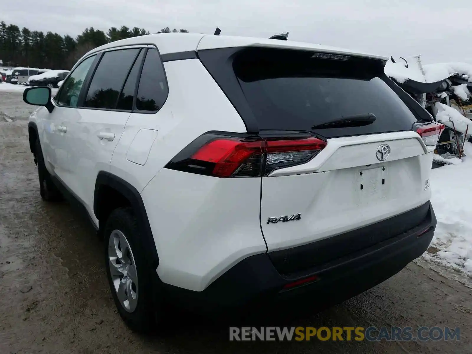 3 Photograph of a damaged car 2T3F1RFV7KC036864 TOYOTA RAV4 2019