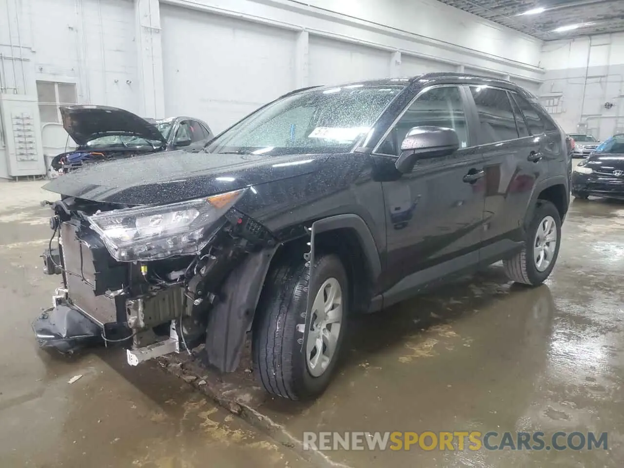 1 Photograph of a damaged car 2T3F1RFV7KC058184 TOYOTA RAV4 2019