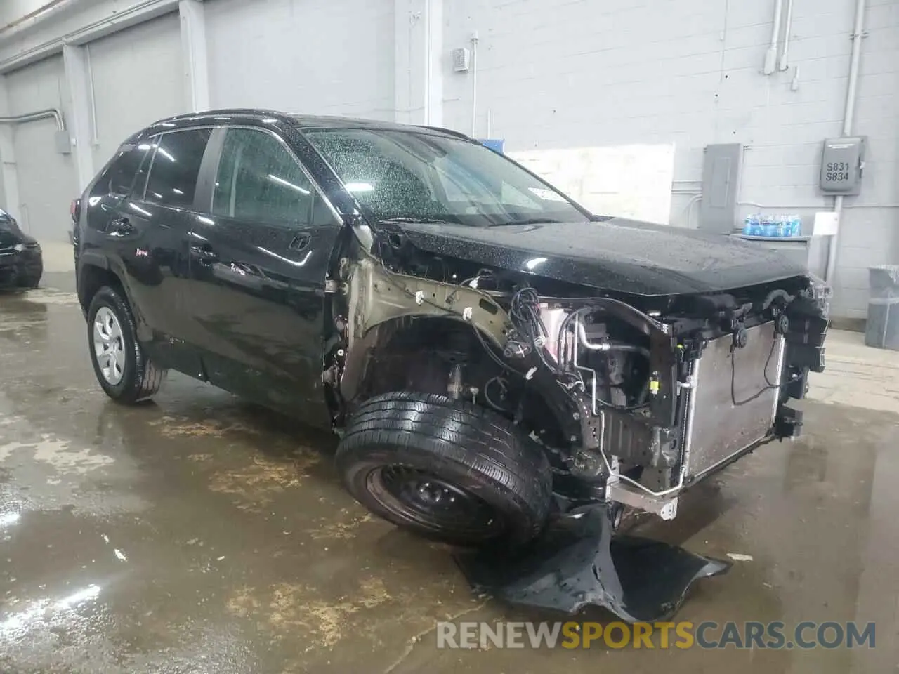 4 Photograph of a damaged car 2T3F1RFV7KC058184 TOYOTA RAV4 2019