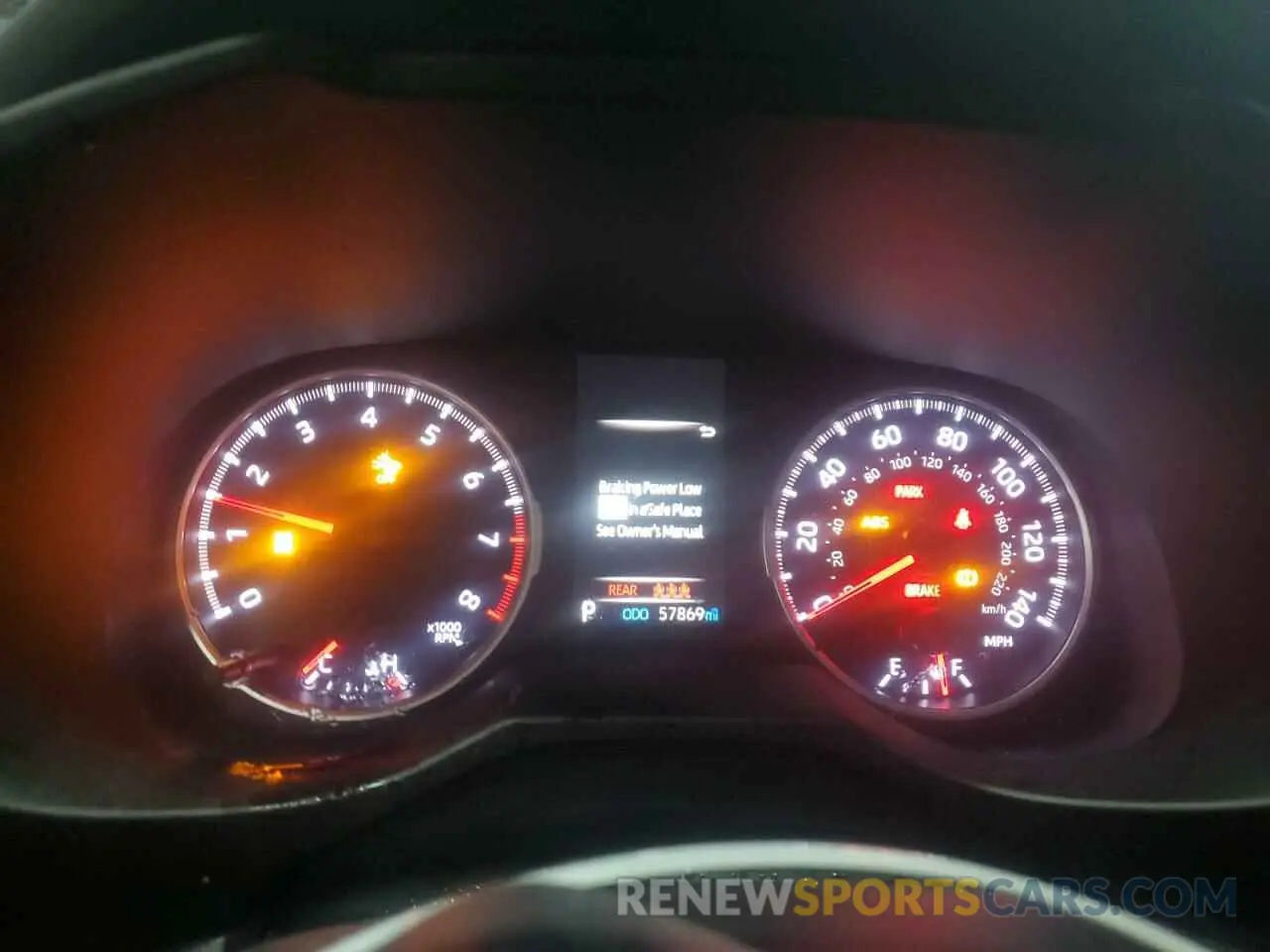 9 Photograph of a damaged car 2T3F1RFV7KC058184 TOYOTA RAV4 2019