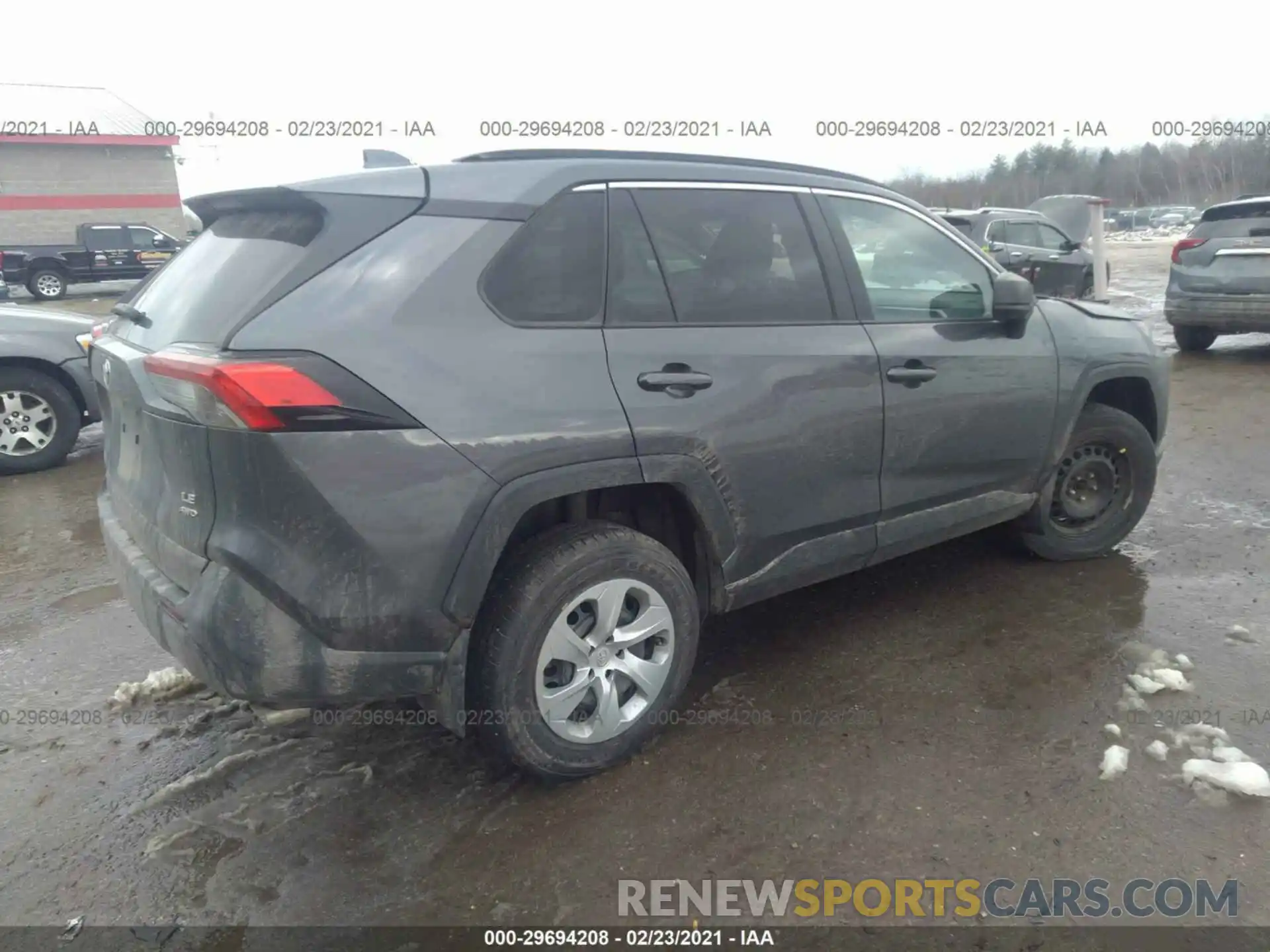 4 Photograph of a damaged car 2T3F1RFV7KC059609 TOYOTA RAV4 2019