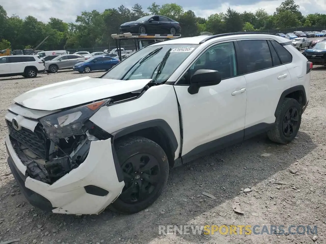 1 Photograph of a damaged car 2T3F1RFV7KW007556 TOYOTA RAV4 2019