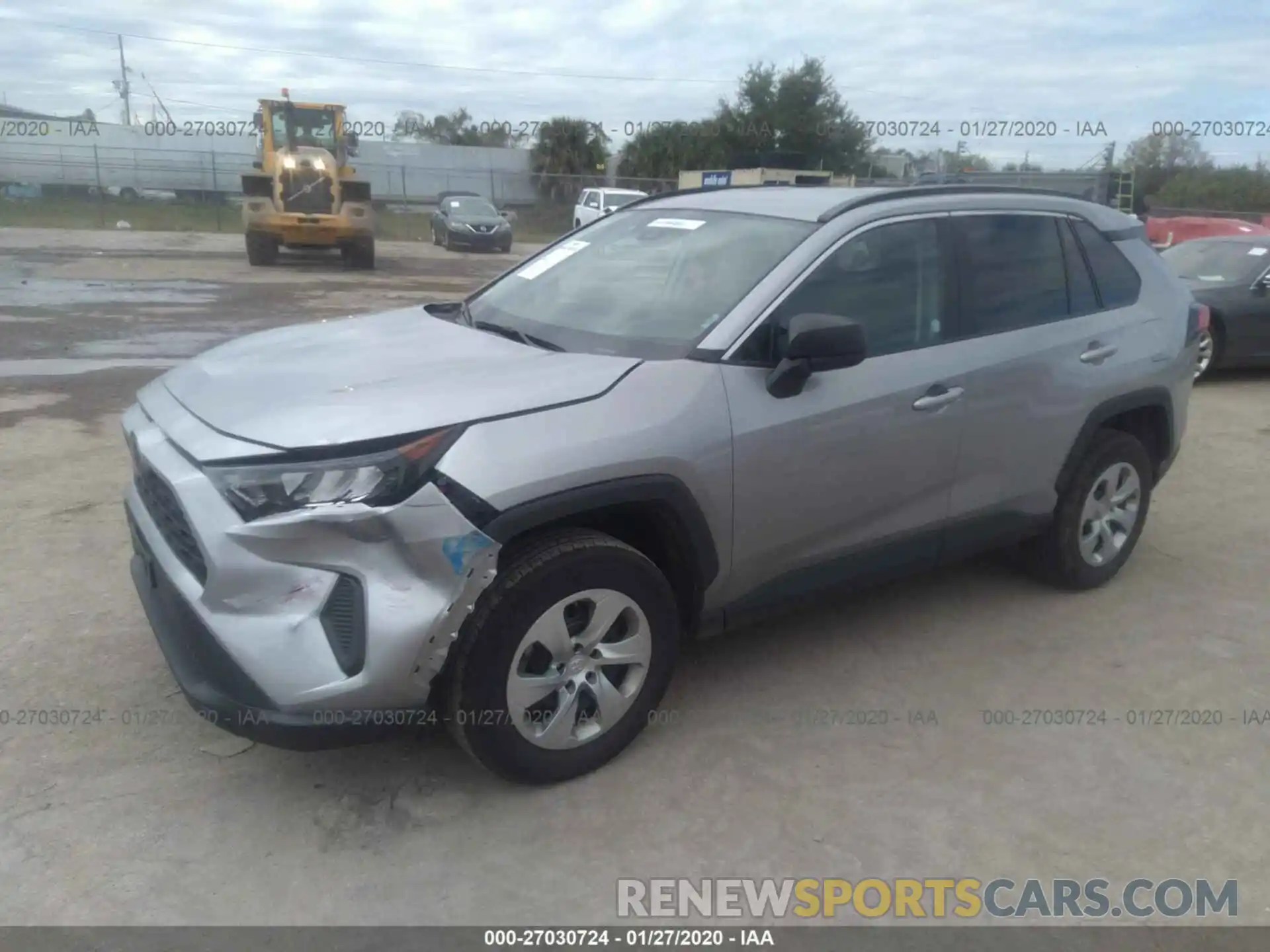 2 Photograph of a damaged car 2T3F1RFV7KW017861 TOYOTA RAV4 2019