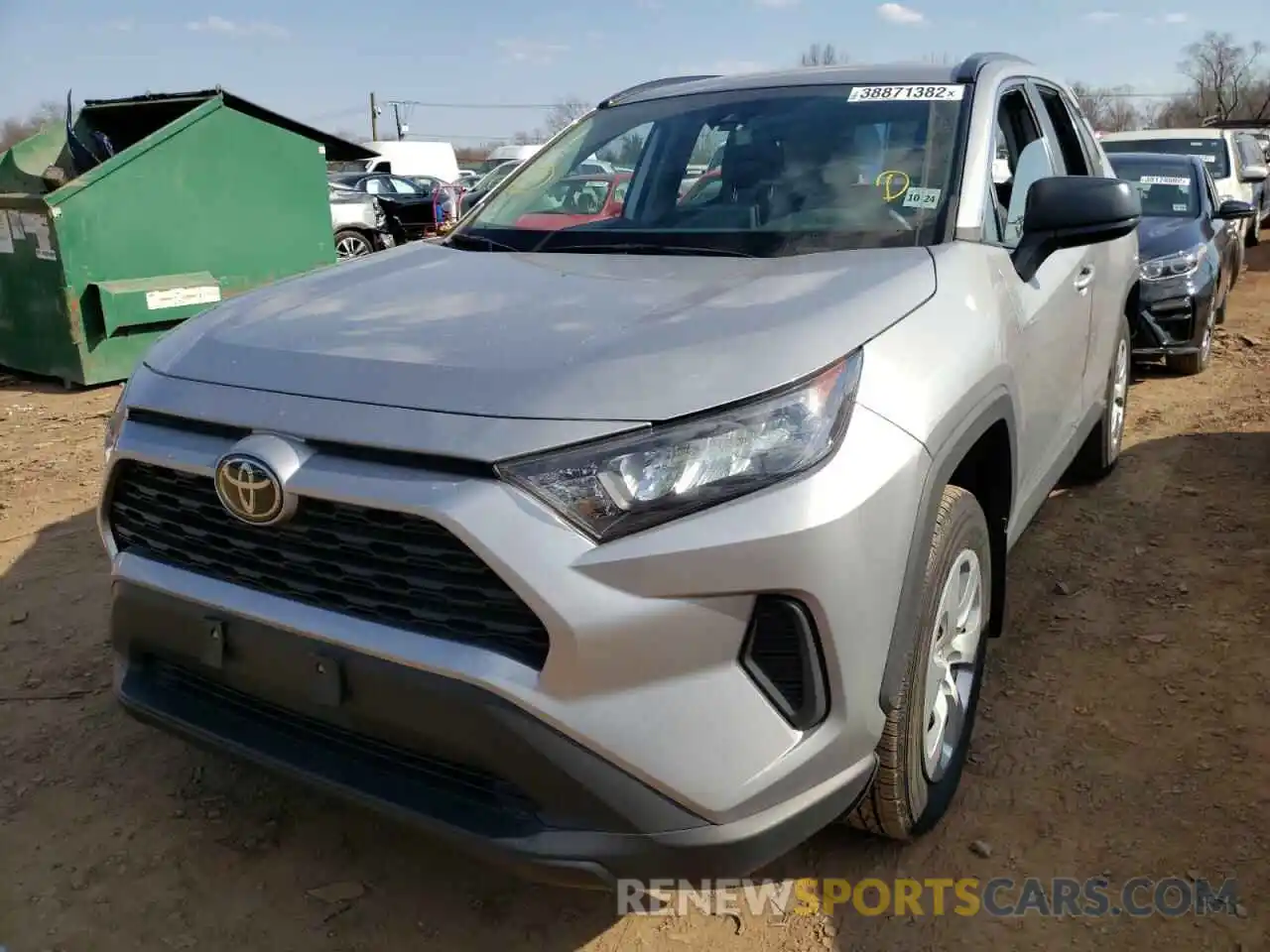 2 Photograph of a damaged car 2T3F1RFV8KC056685 TOYOTA RAV4 2019