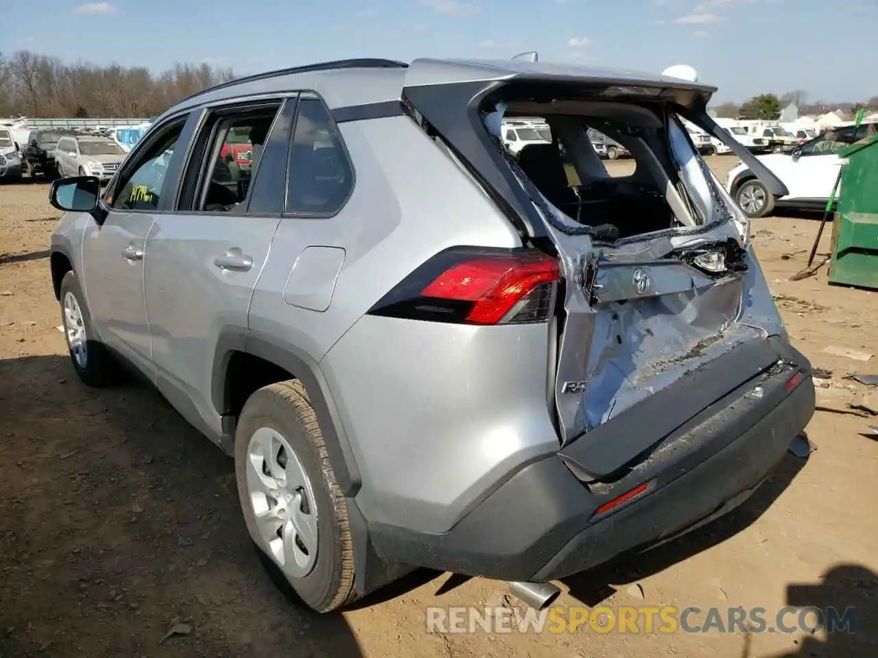 3 Photograph of a damaged car 2T3F1RFV8KC056685 TOYOTA RAV4 2019