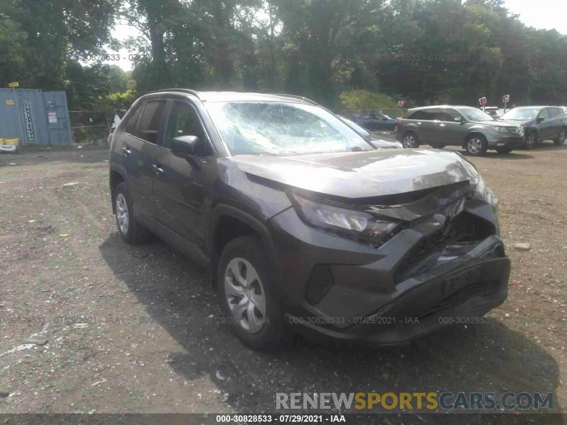 1 Photograph of a damaged car 2T3F1RFV8KC059067 TOYOTA RAV4 2019