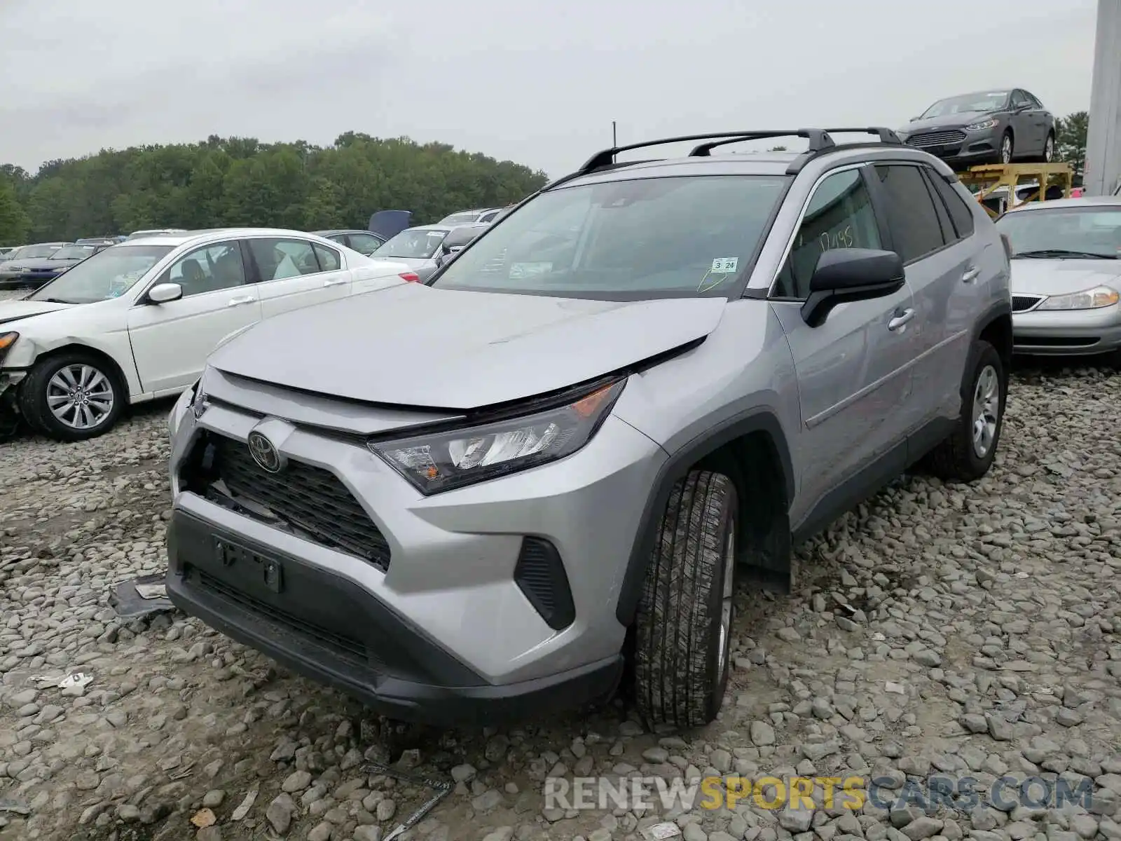 2 Photograph of a damaged car 2T3F1RFV8KW023538 TOYOTA RAV4 2019