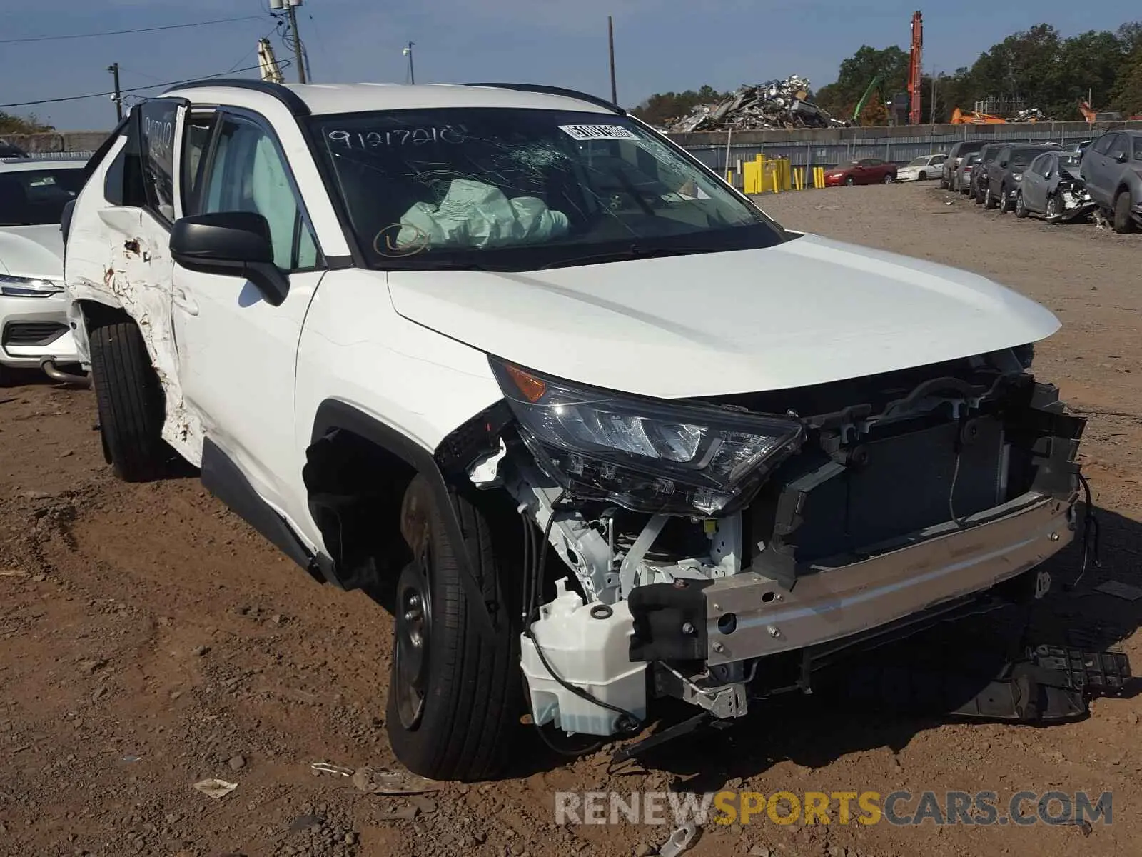 1 Photograph of a damaged car 2T3F1RFV8KW027105 TOYOTA RAV4 2019