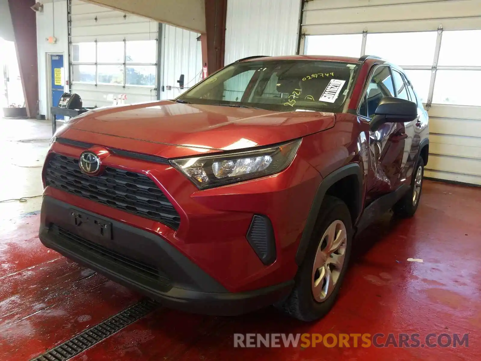 2 Photograph of a damaged car 2T3F1RFV8KW027749 TOYOTA RAV4 2019