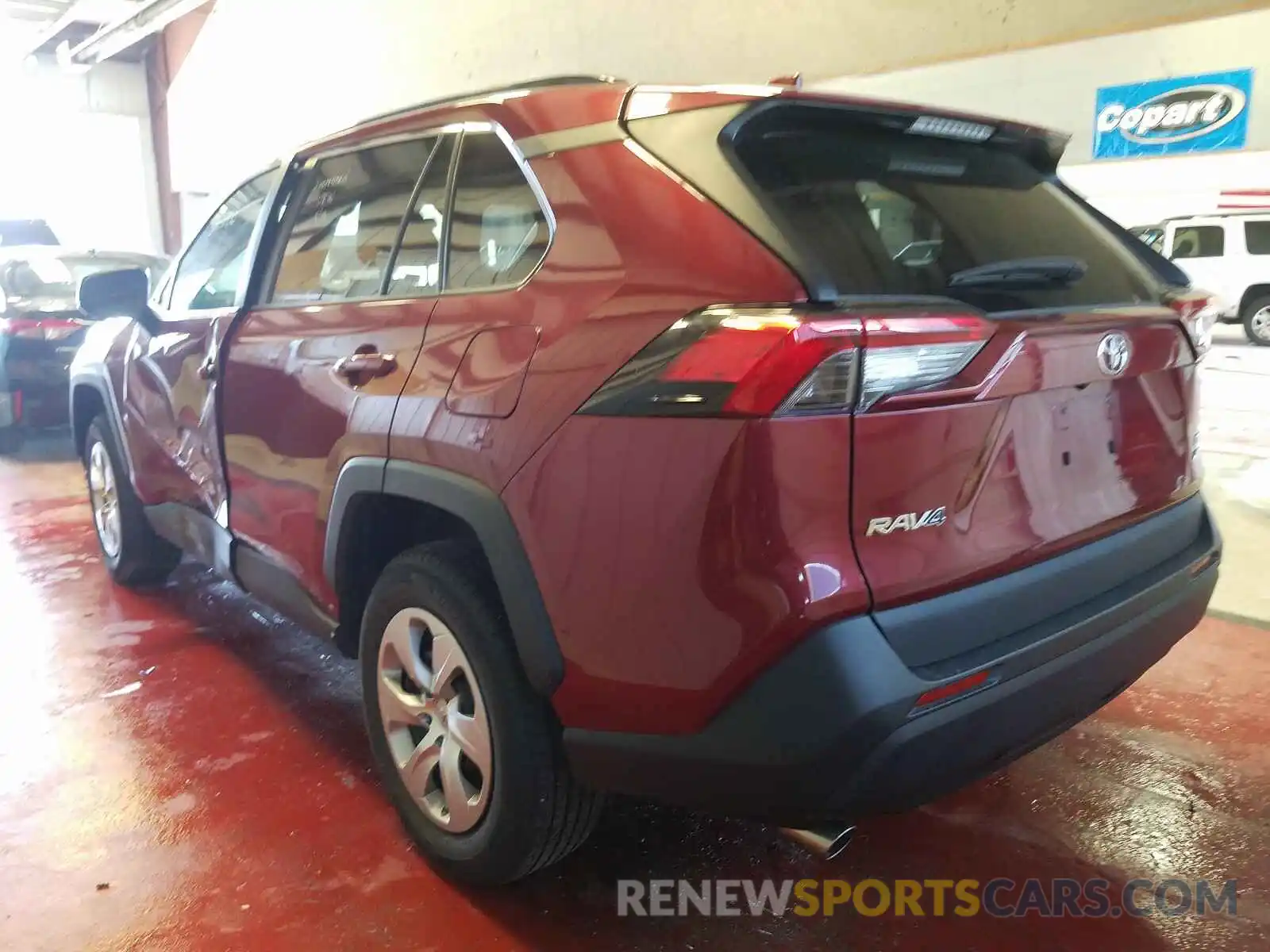 3 Photograph of a damaged car 2T3F1RFV8KW027749 TOYOTA RAV4 2019