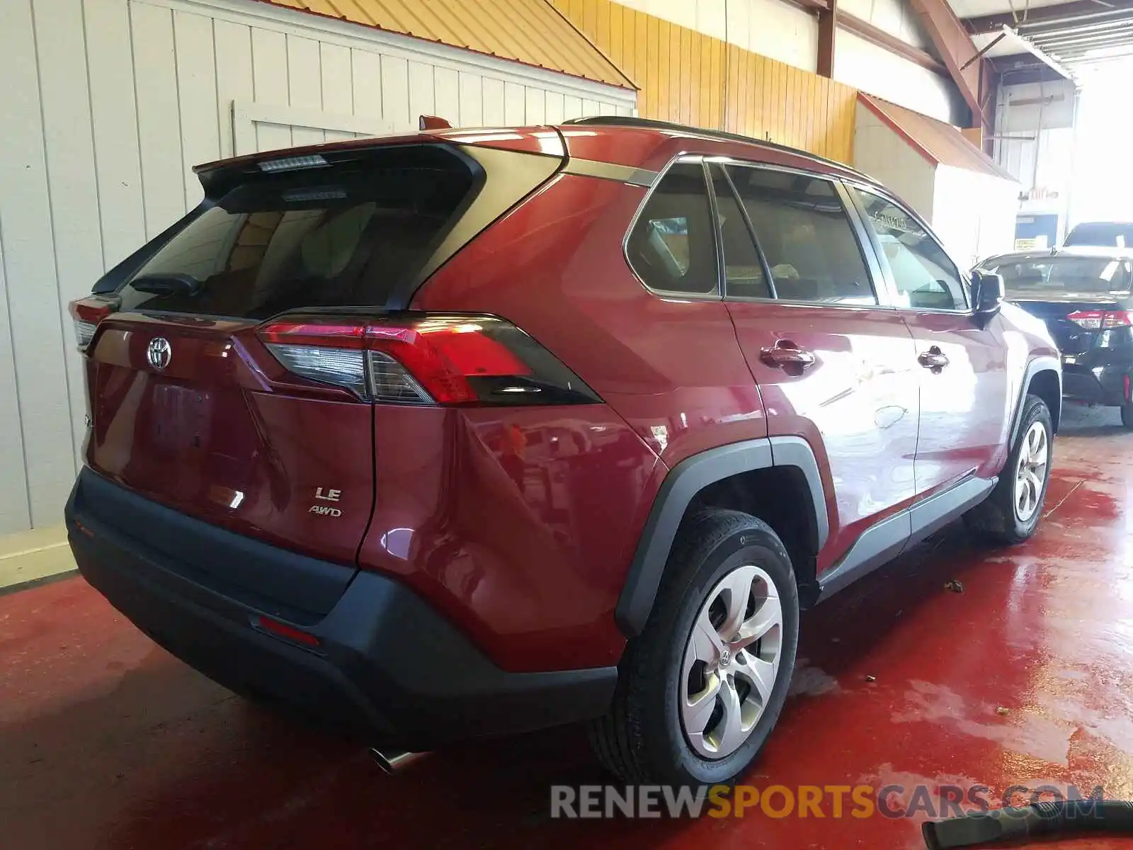 4 Photograph of a damaged car 2T3F1RFV8KW027749 TOYOTA RAV4 2019