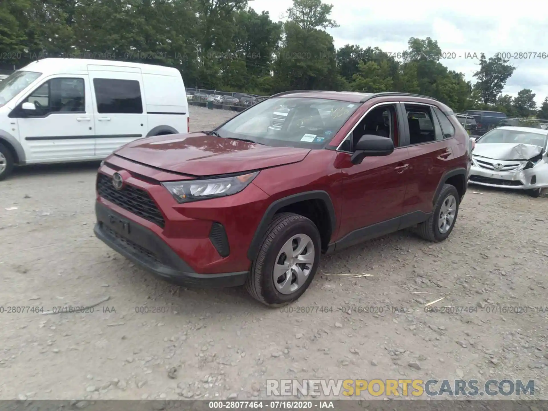 2 Photograph of a damaged car 2T3F1RFV8KW033423 TOYOTA RAV4 2019