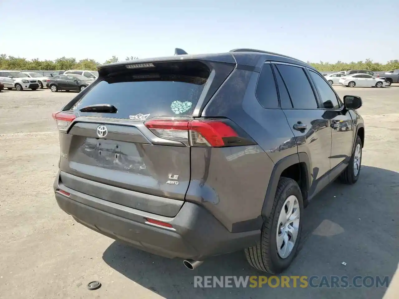 4 Photograph of a damaged car 2T3F1RFV8KW059925 TOYOTA RAV4 2019