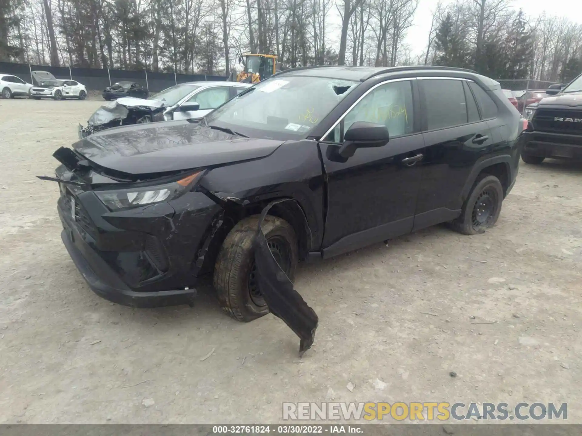 2 Photograph of a damaged car 2T3F1RFV8KW063392 TOYOTA RAV4 2019