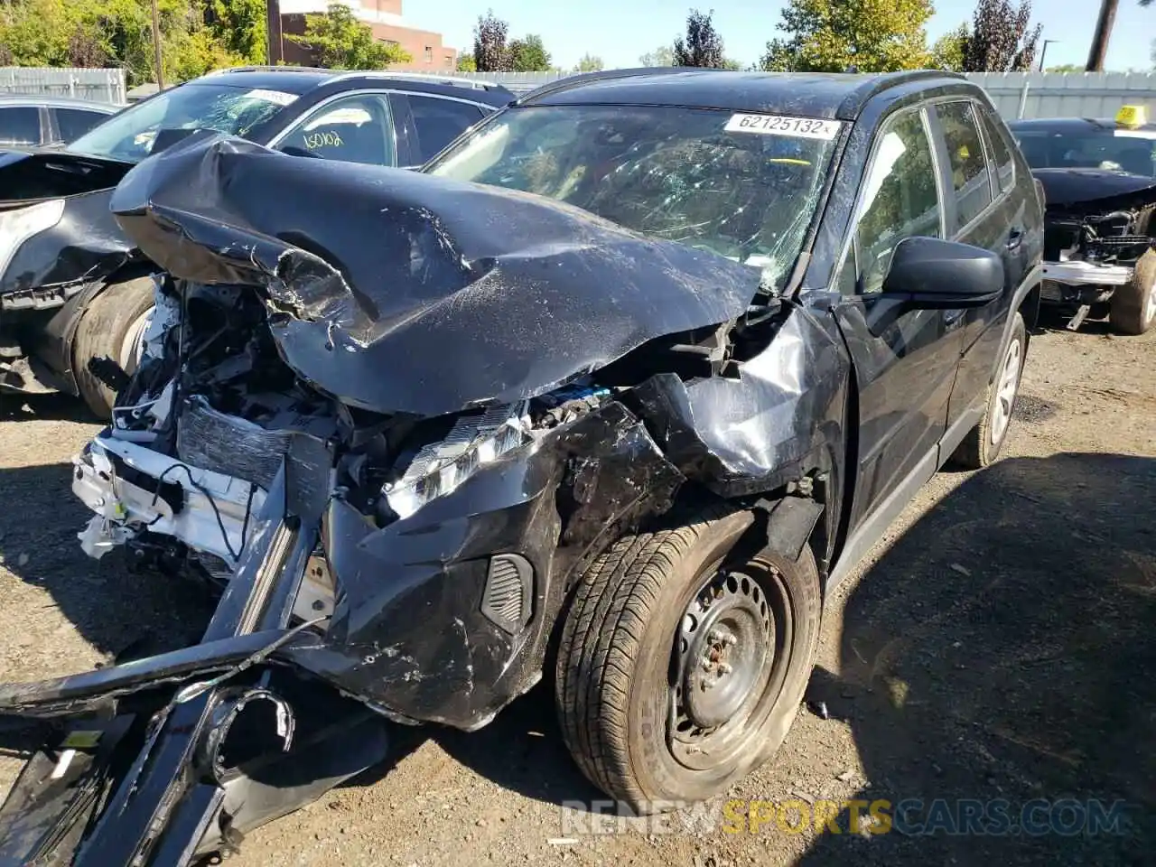 2 Photograph of a damaged car 2T3F1RFV8KW064381 TOYOTA RAV4 2019