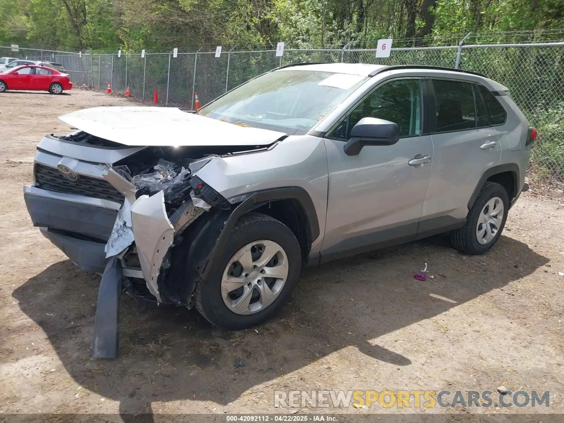 2 Photograph of a damaged car 2T3F1RFV8KW068379 TOYOTA RAV4 2019