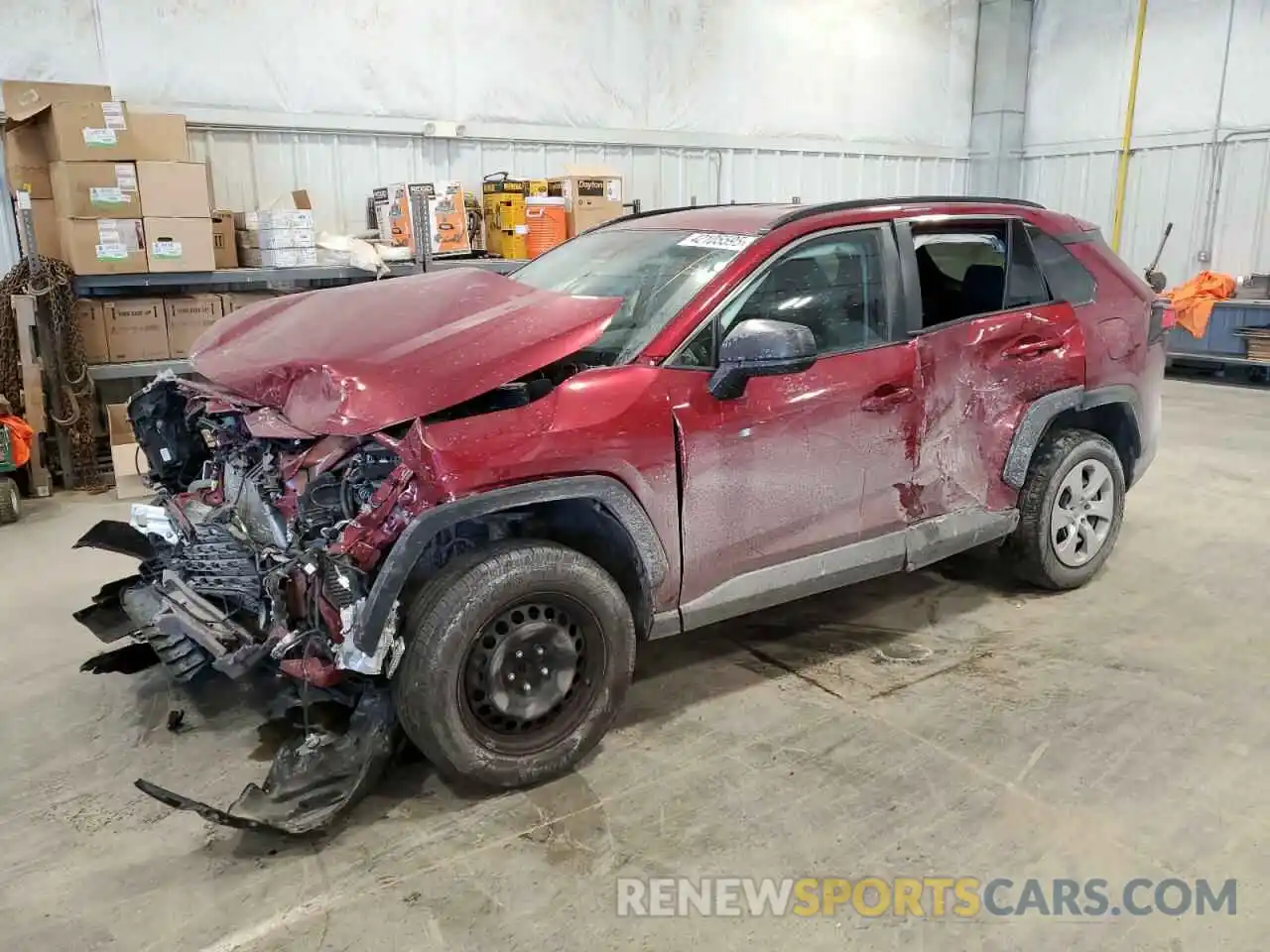 1 Photograph of a damaged car 2T3F1RFV9KC001596 TOYOTA RAV4 2019