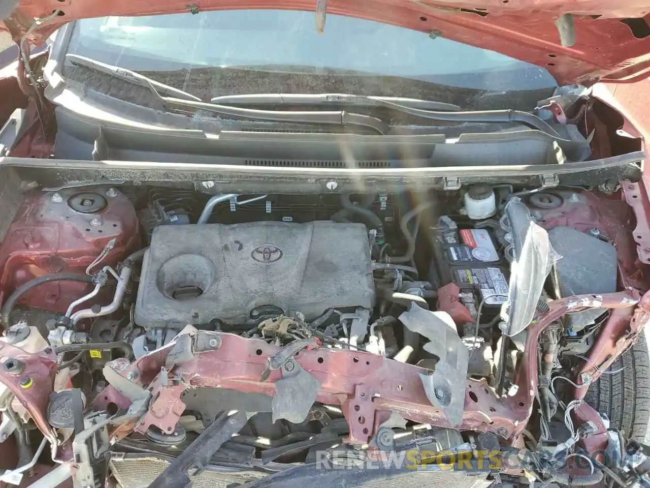 12 Photograph of a damaged car 2T3F1RFV9KC001596 TOYOTA RAV4 2019