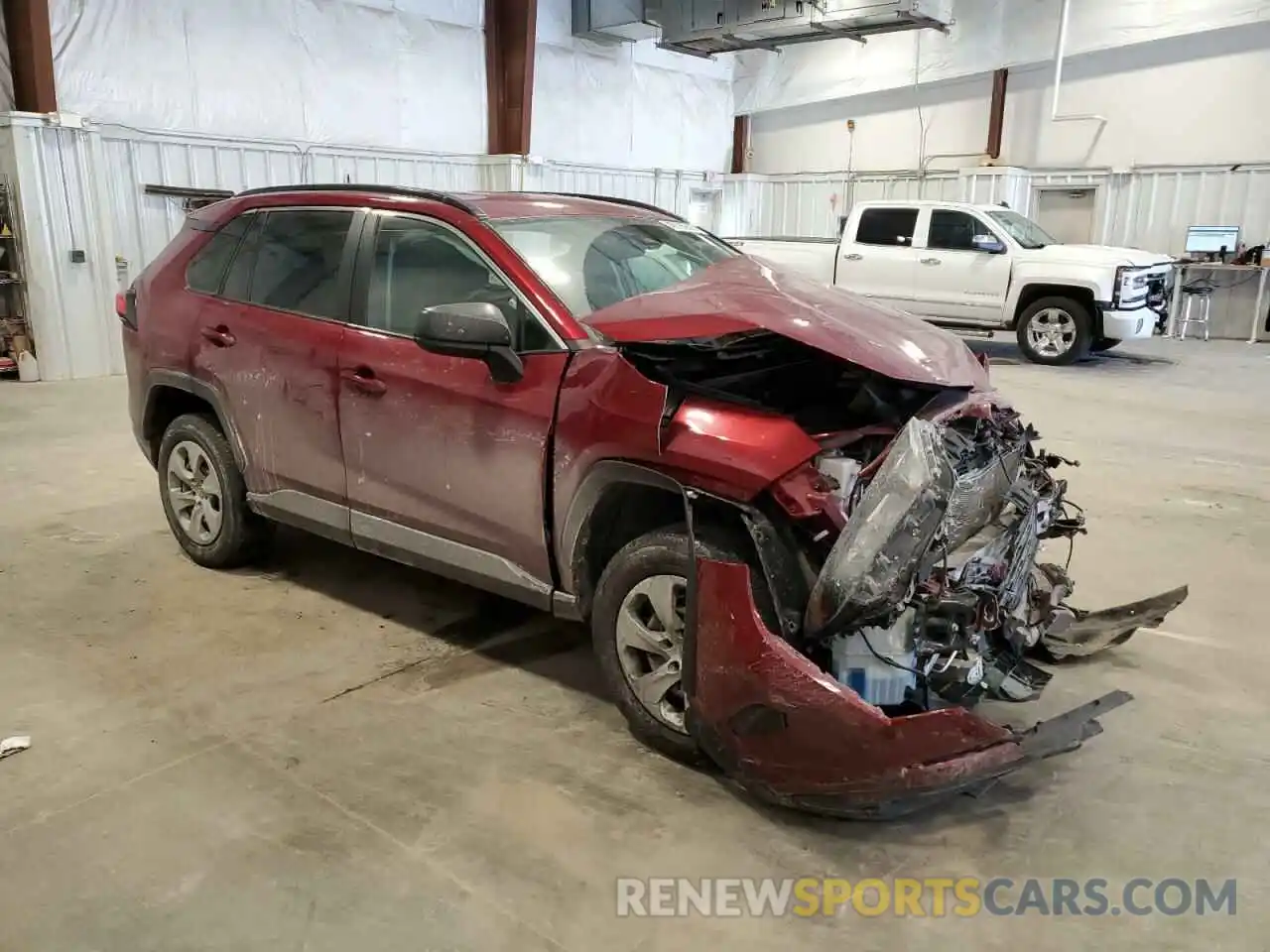 4 Photograph of a damaged car 2T3F1RFV9KC001596 TOYOTA RAV4 2019