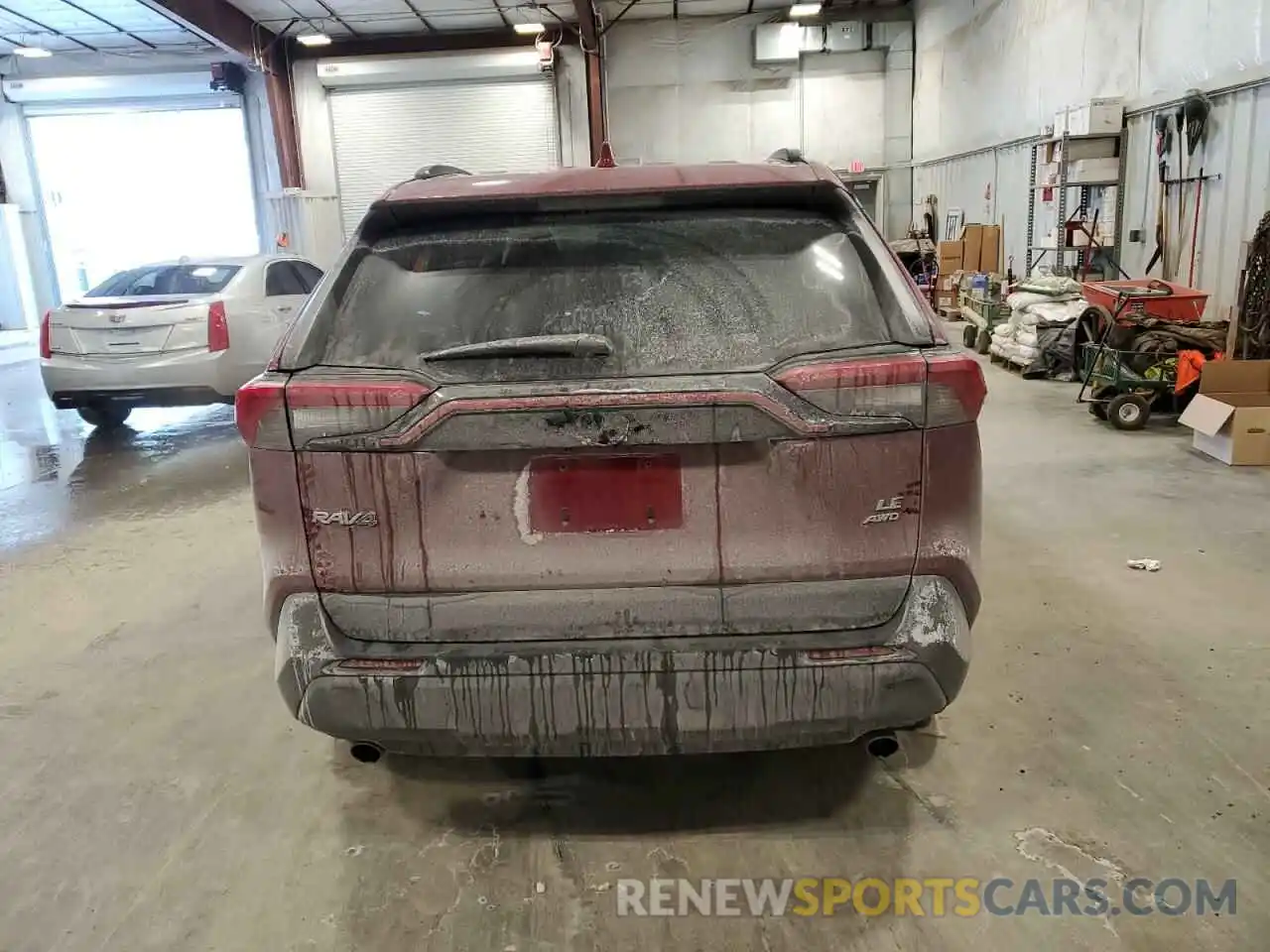 6 Photograph of a damaged car 2T3F1RFV9KC001596 TOYOTA RAV4 2019