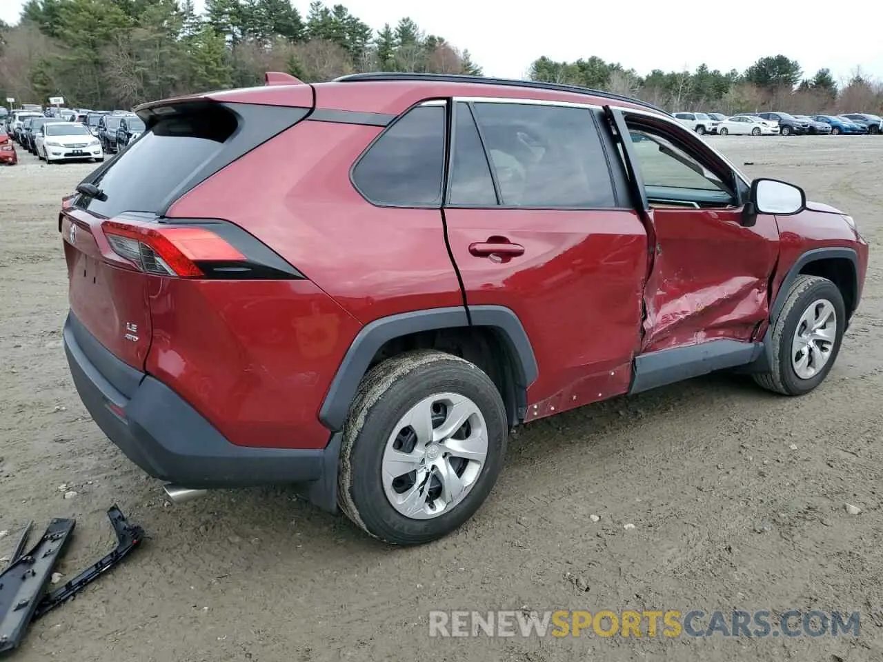 3 Photograph of a damaged car 2T3F1RFV9KC020973 TOYOTA RAV4 2019
