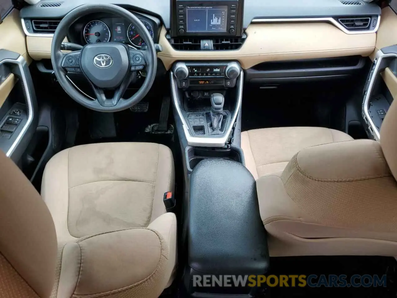 8 Photograph of a damaged car 2T3F1RFV9KC020973 TOYOTA RAV4 2019