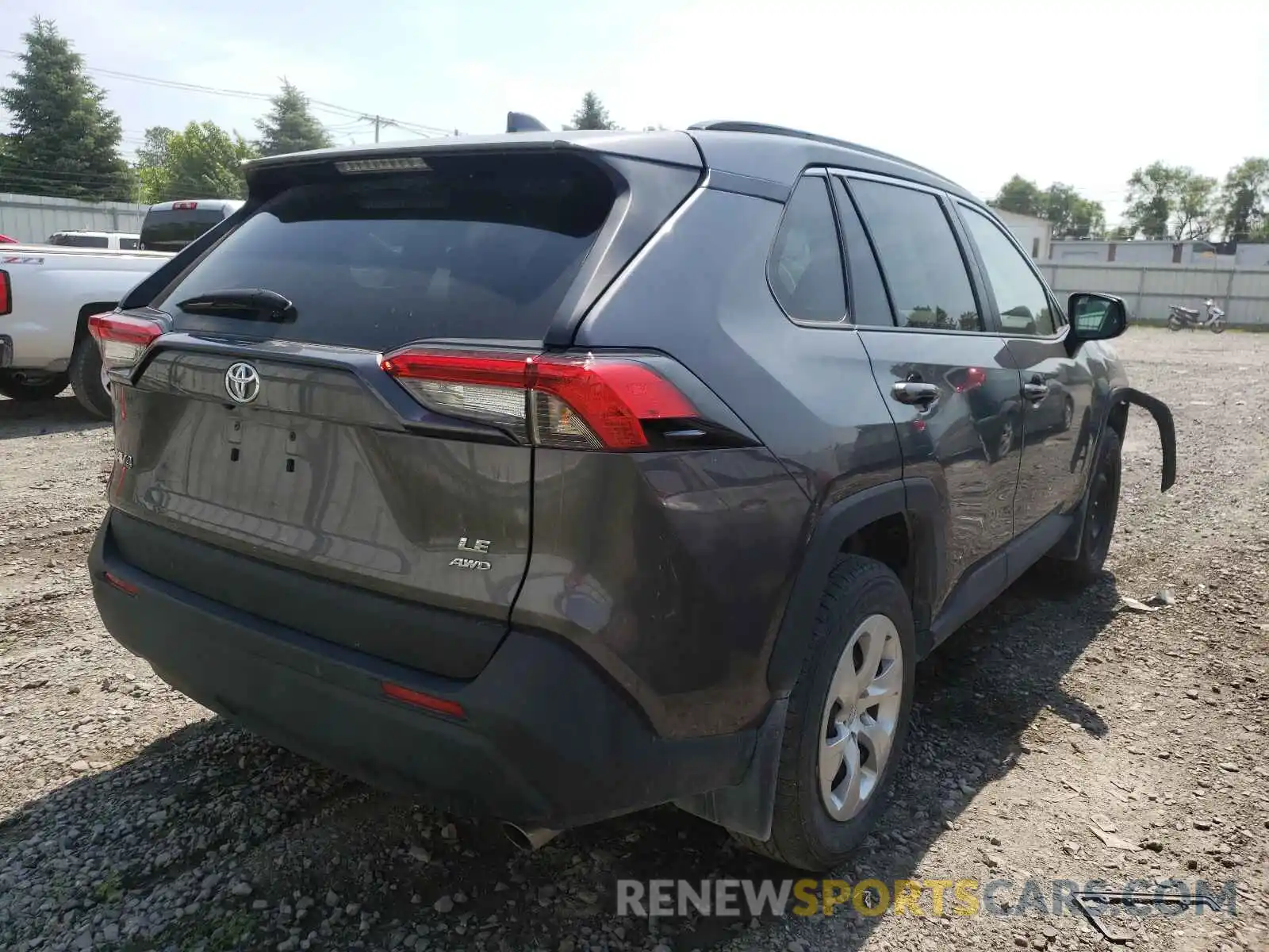 4 Photograph of a damaged car 2T3F1RFV9KC055805 TOYOTA RAV4 2019