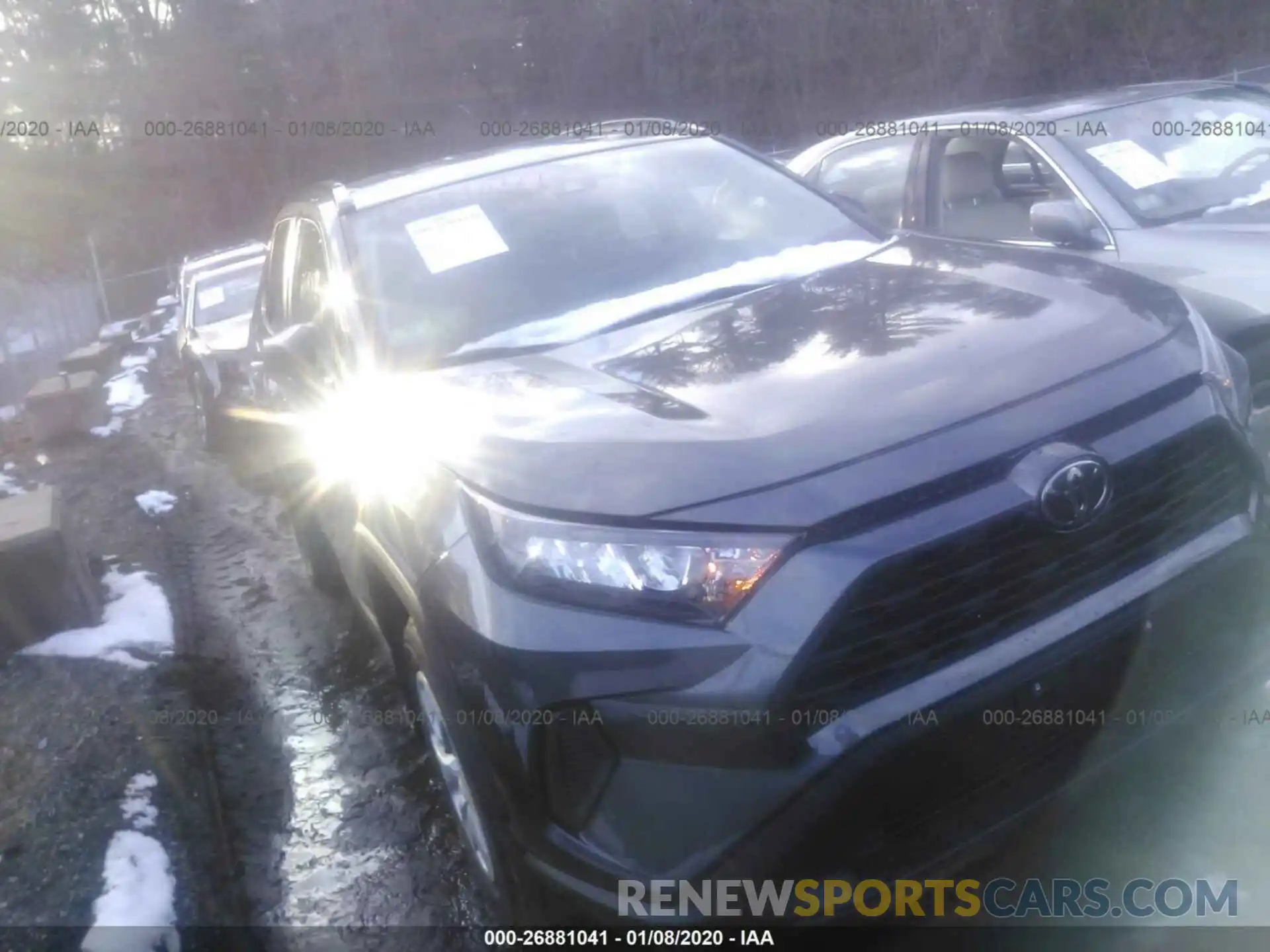 1 Photograph of a damaged car 2T3F1RFV9KC056212 TOYOTA RAV4 2019