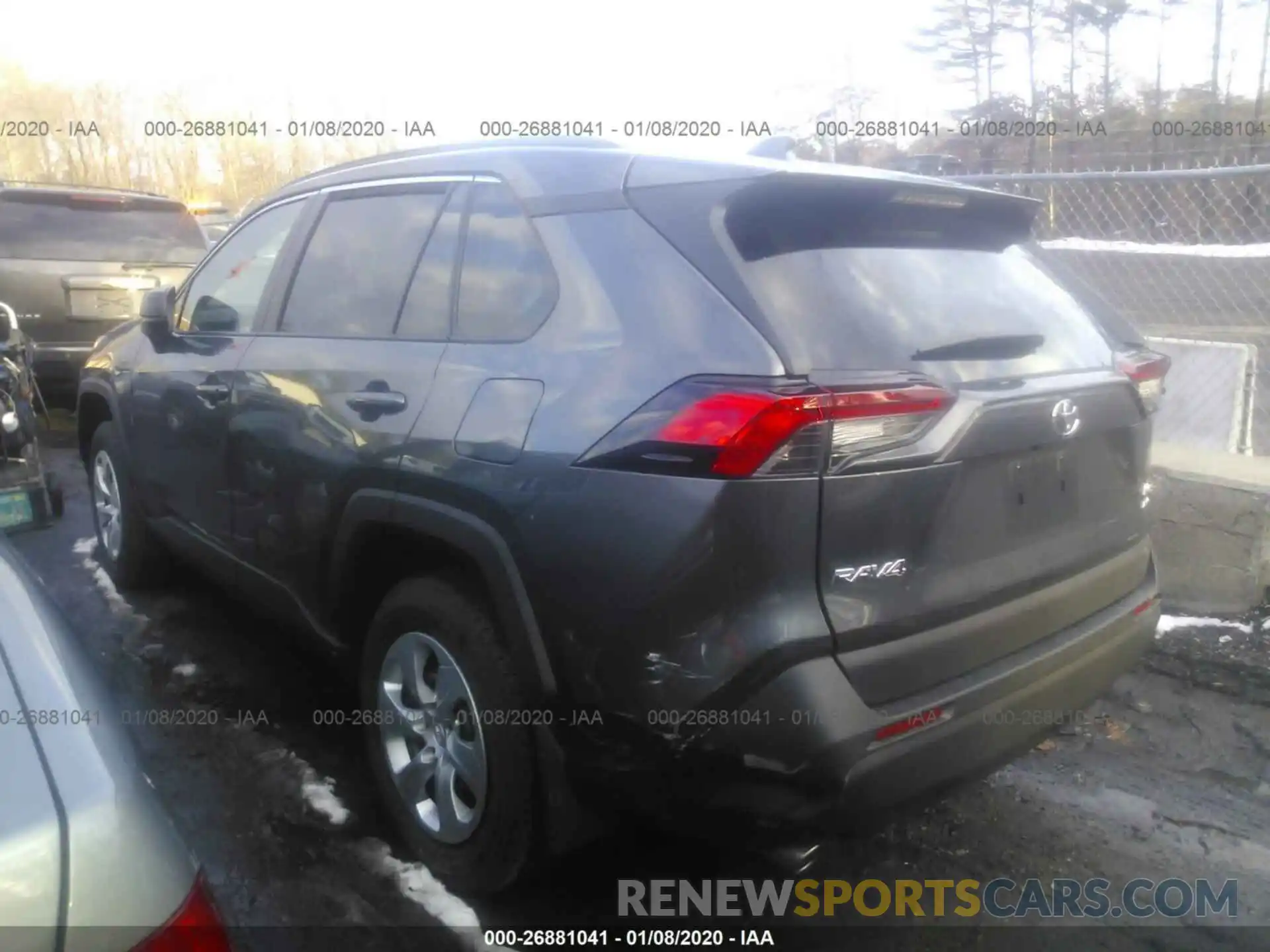 3 Photograph of a damaged car 2T3F1RFV9KC056212 TOYOTA RAV4 2019