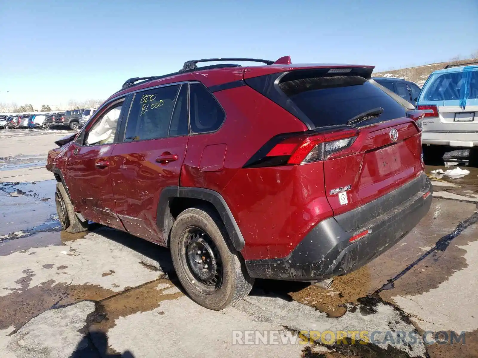 3 Photograph of a damaged car 2T3F1RFV9KW006425 TOYOTA RAV4 2019