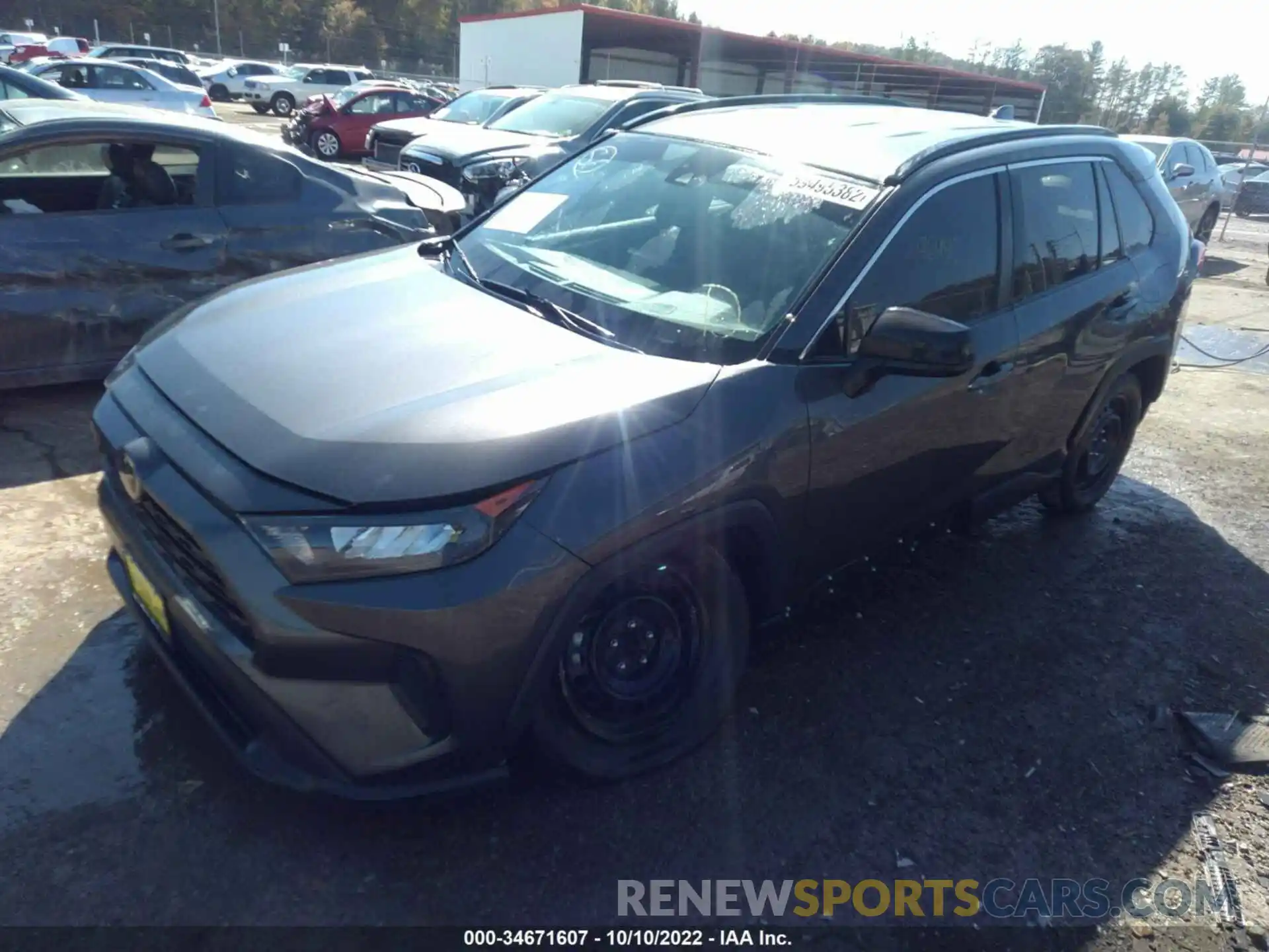 2 Photograph of a damaged car 2T3F1RFV9KW035794 TOYOTA RAV4 2019