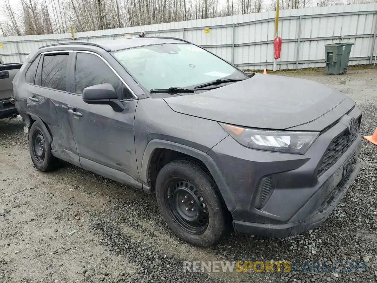 4 Photograph of a damaged car 2T3F1RFV9KW044589 TOYOTA RAV4 2019