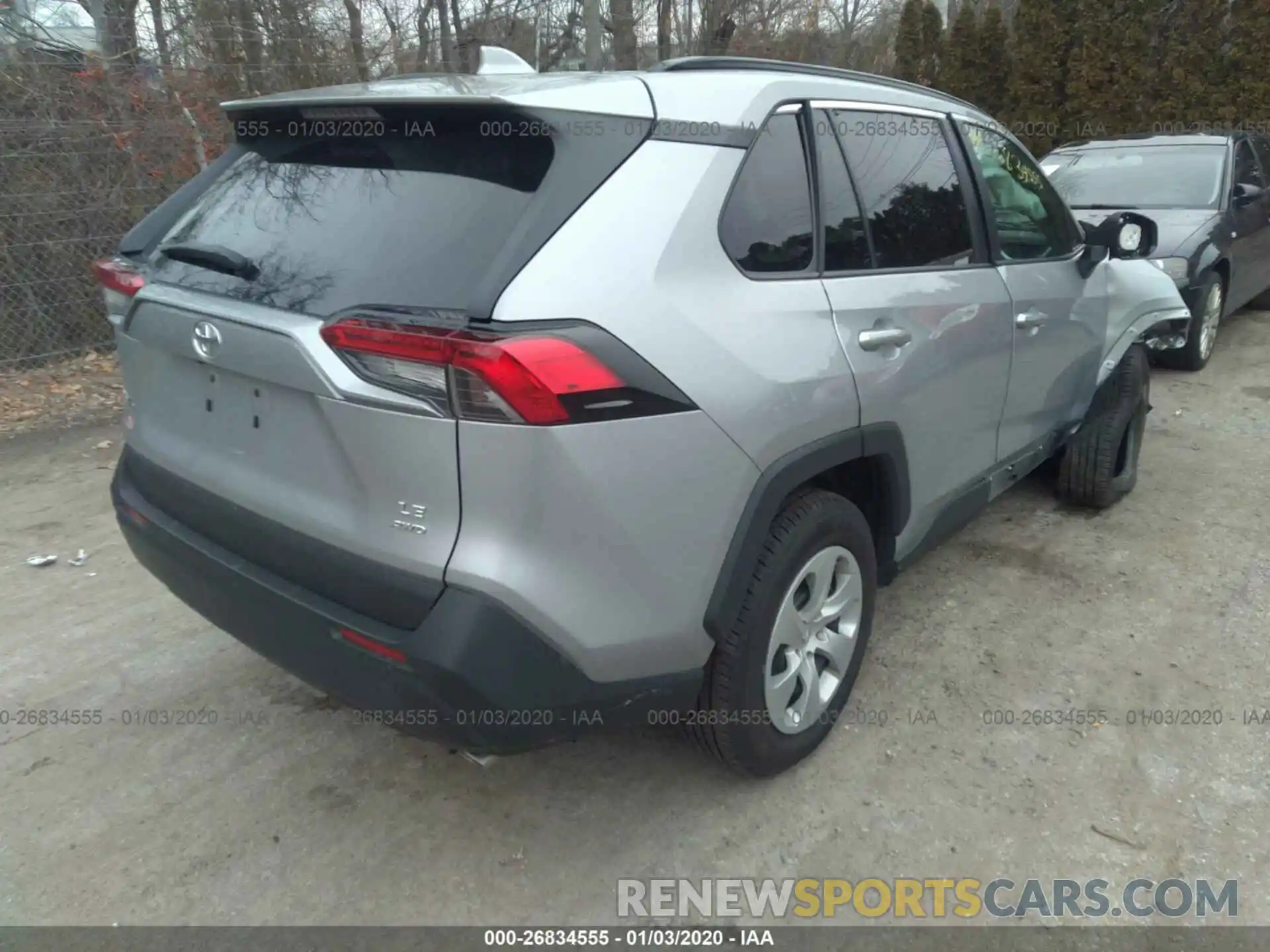 4 Photograph of a damaged car 2T3F1RFV9KW045550 TOYOTA RAV4 2019