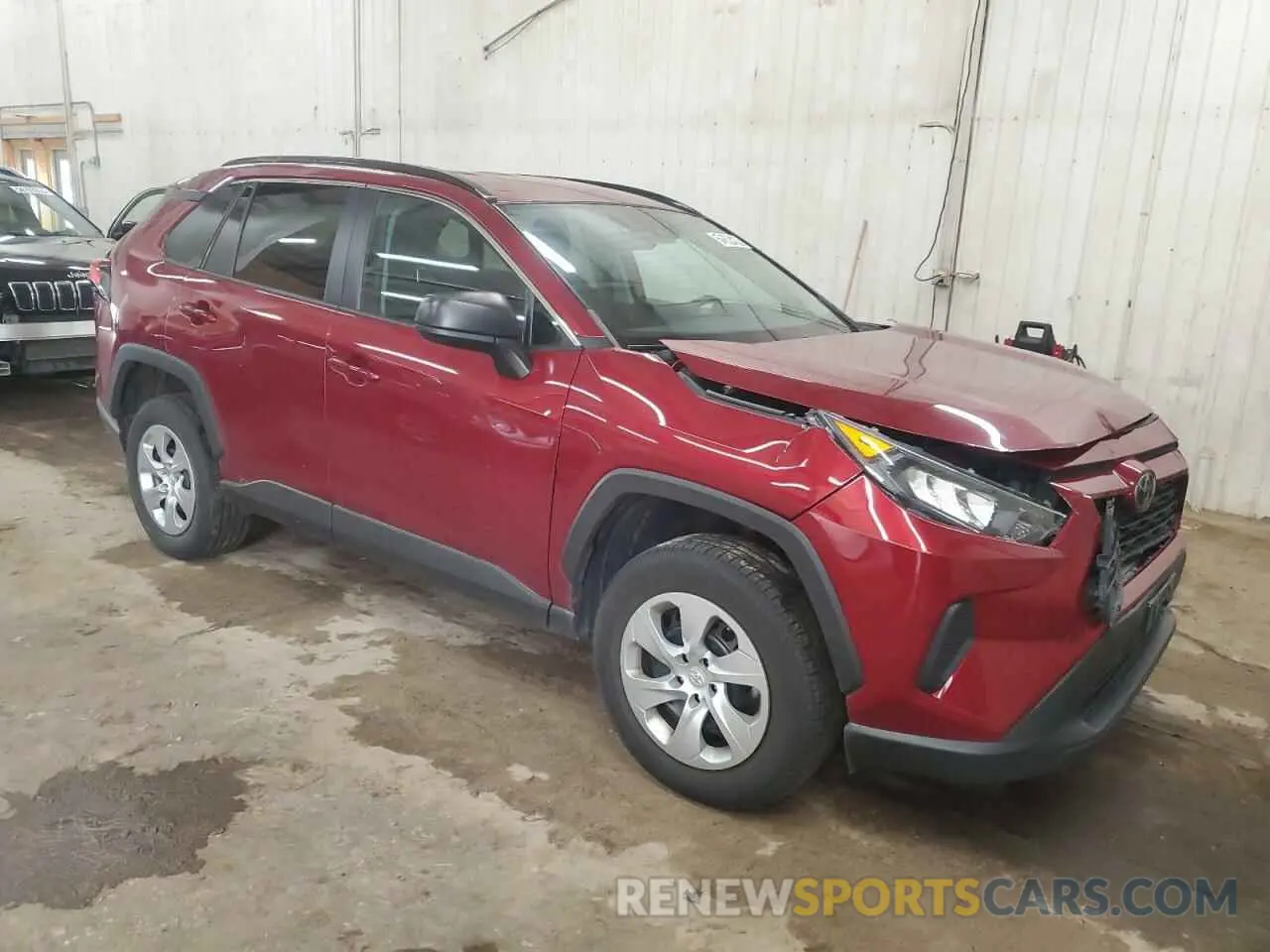 4 Photograph of a damaged car 2T3F1RFV9KW048819 TOYOTA RAV4 2019
