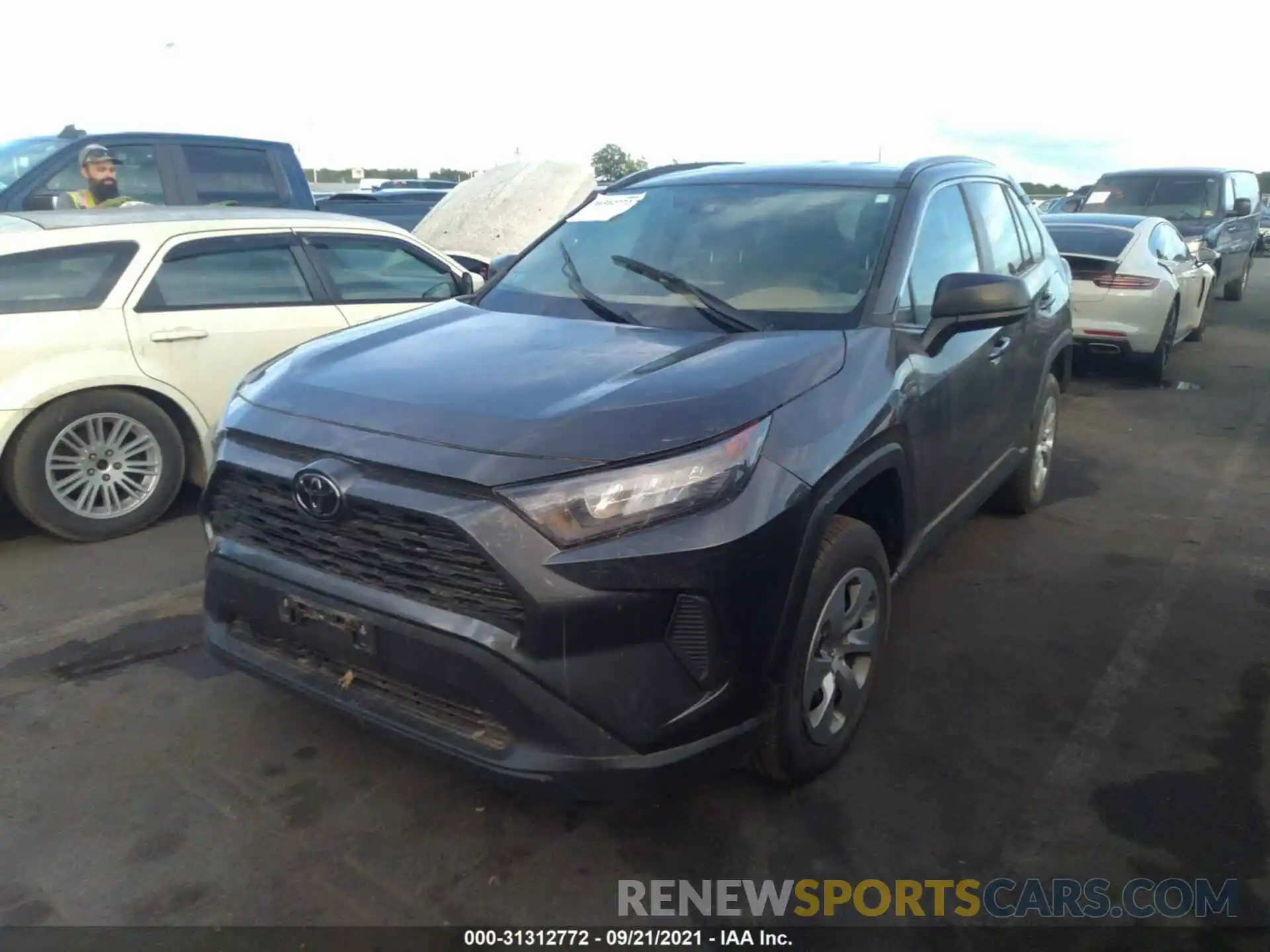 2 Photograph of a damaged car 2T3F1RFV9KW049694 TOYOTA RAV4 2019