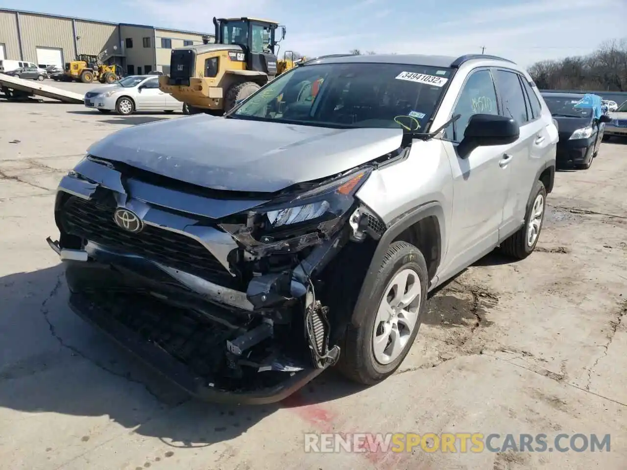 2 Photograph of a damaged car 2T3F1RFV9KW054152 TOYOTA RAV4 2019