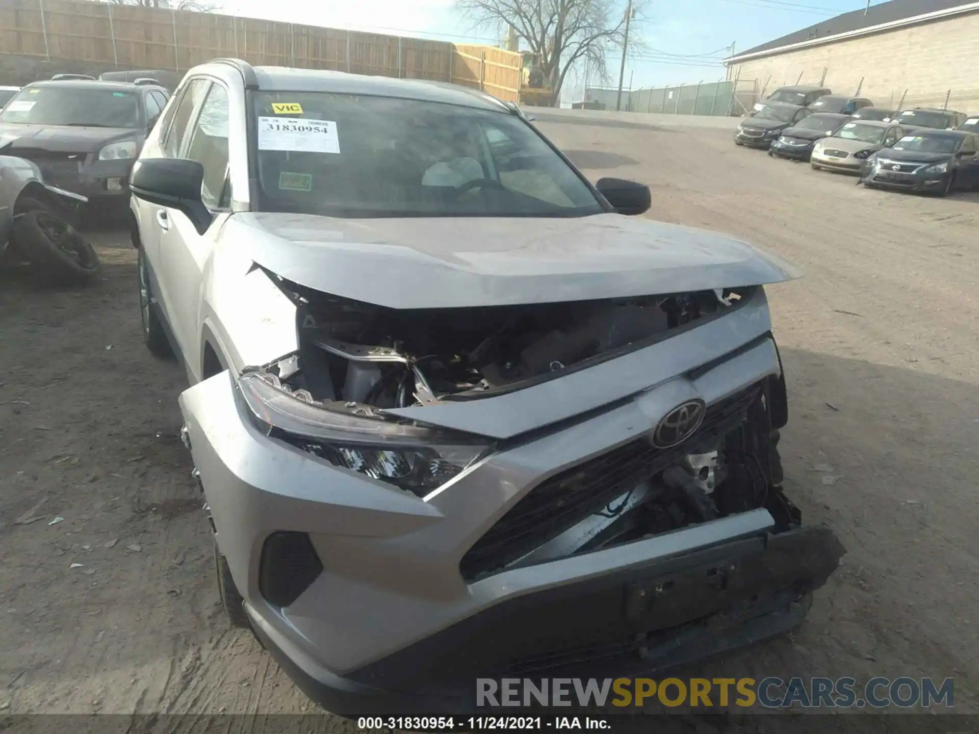 6 Photograph of a damaged car 2T3F1RFV9KW061733 TOYOTA RAV4 2019