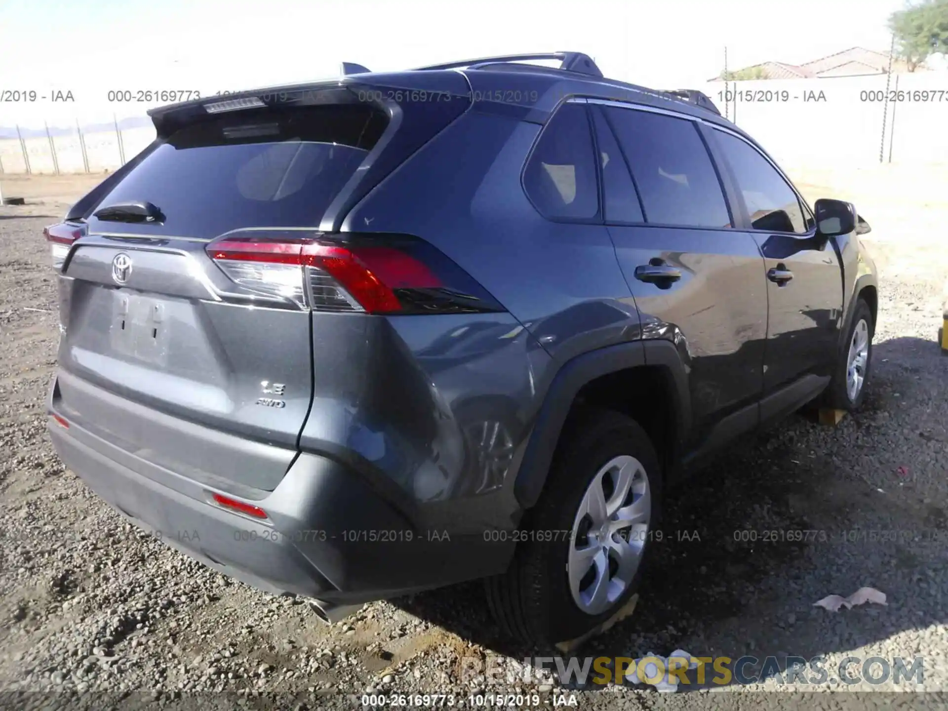 4 Photograph of a damaged car 2T3F1RFVXKC004927 TOYOTA RAV4 2019