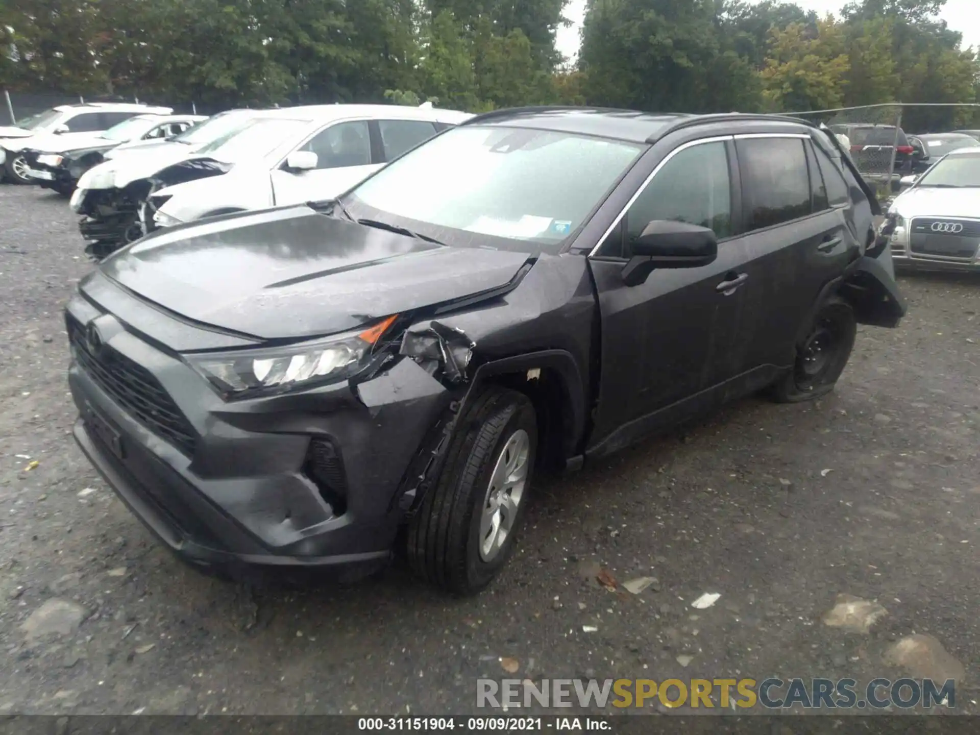 2 Photograph of a damaged car 2T3F1RFVXKC018374 TOYOTA RAV4 2019