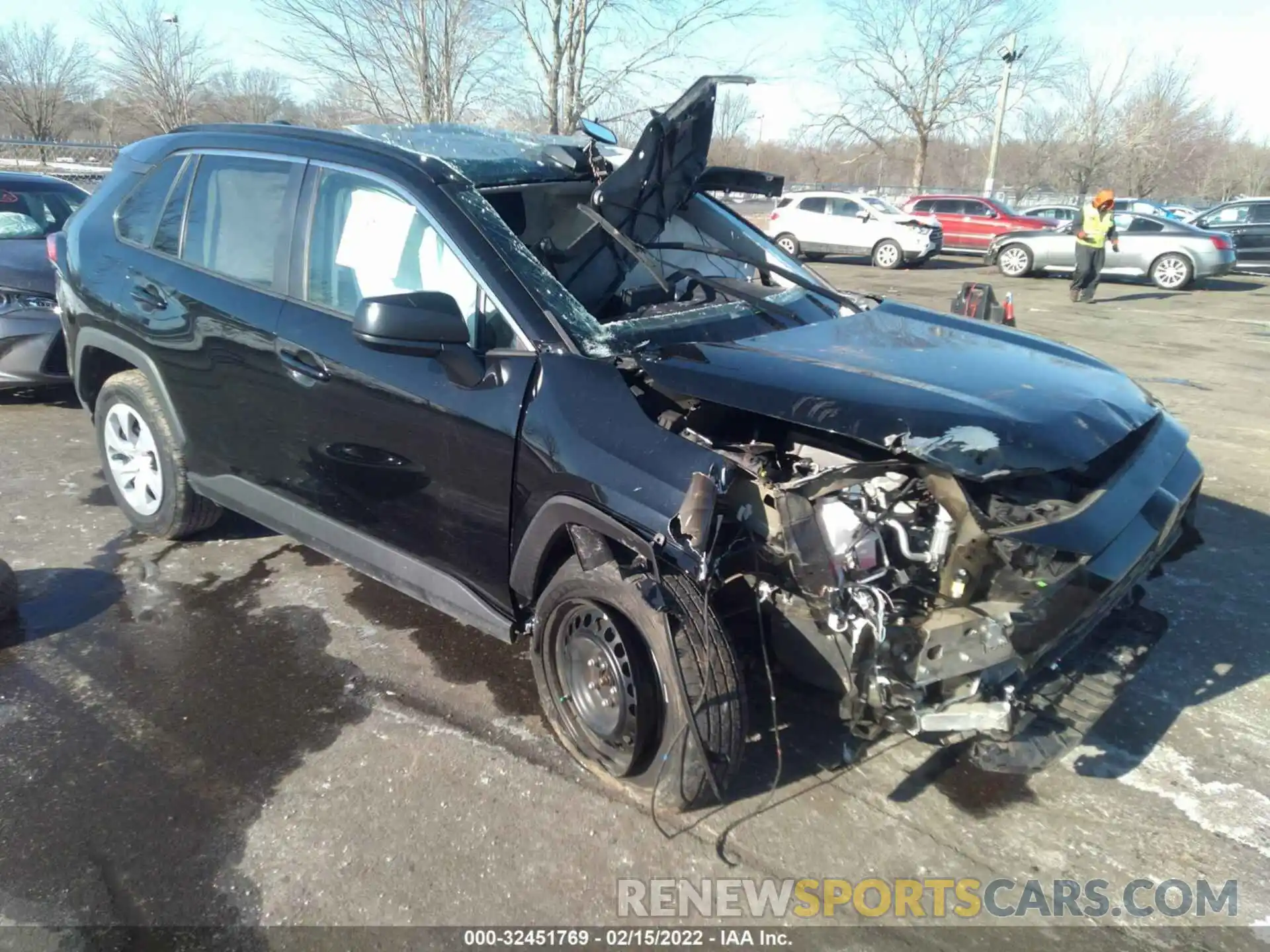 1 Photograph of a damaged car 2T3F1RFVXKC032016 TOYOTA RAV4 2019