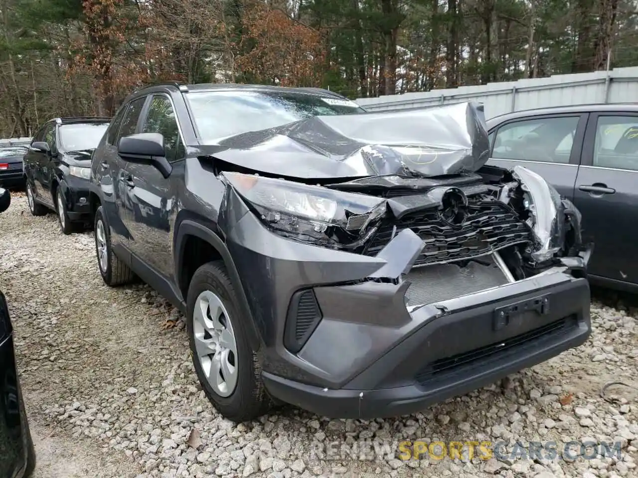 1 Photograph of a damaged car 2T3F1RFVXKC053299 TOYOTA RAV4 2019