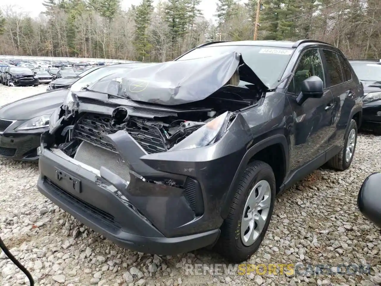 2 Photograph of a damaged car 2T3F1RFVXKC053299 TOYOTA RAV4 2019