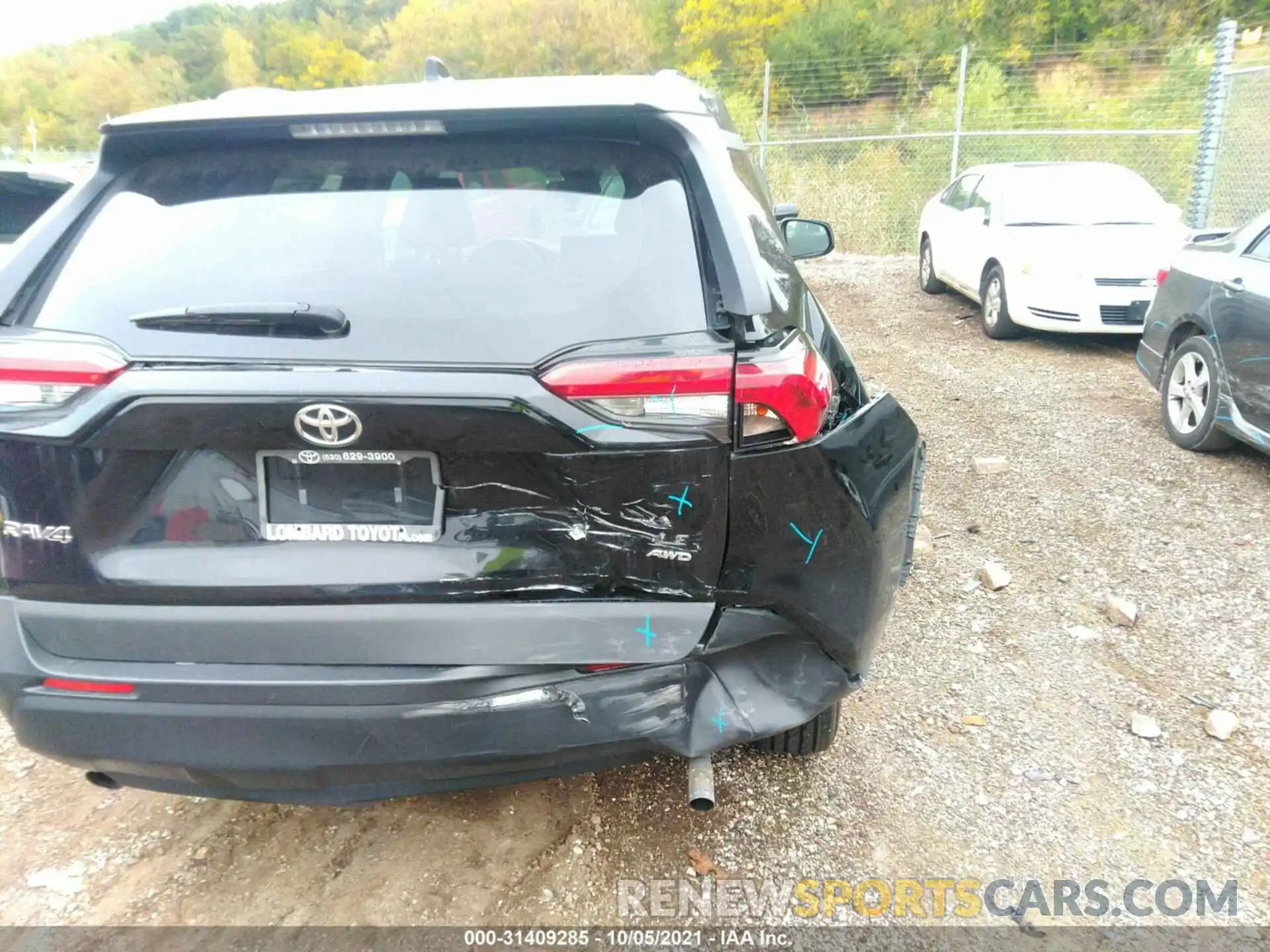 6 Photograph of a damaged car 2T3F1RFVXKW071168 TOYOTA RAV4 2019