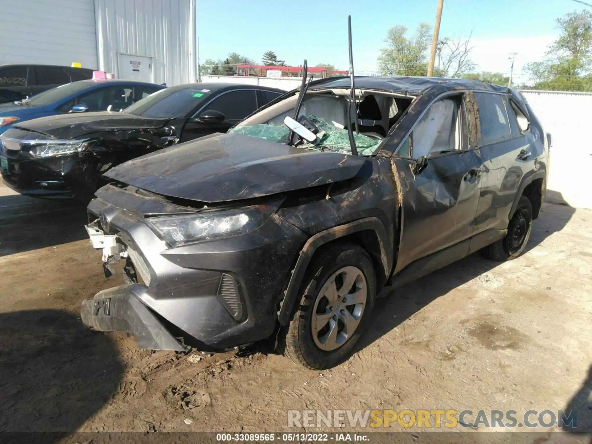 2 Photograph of a damaged car 2T3F1RFVXKW072319 TOYOTA RAV4 2019