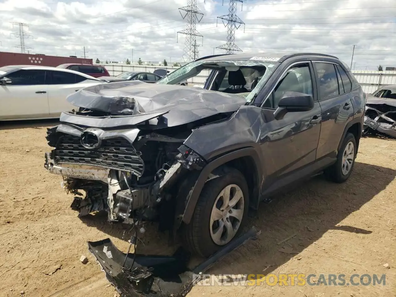 1 Photograph of a damaged car 2T3F1RFVXKW079268 TOYOTA RAV4 2019