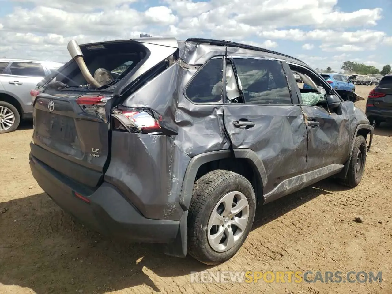 3 Photograph of a damaged car 2T3F1RFVXKW079268 TOYOTA RAV4 2019