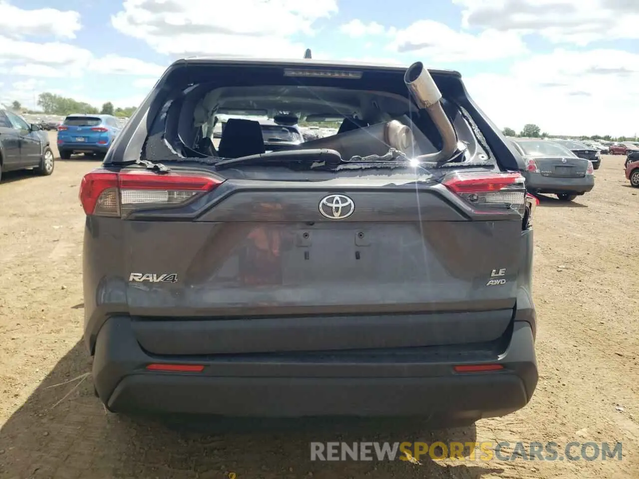 6 Photograph of a damaged car 2T3F1RFVXKW079268 TOYOTA RAV4 2019