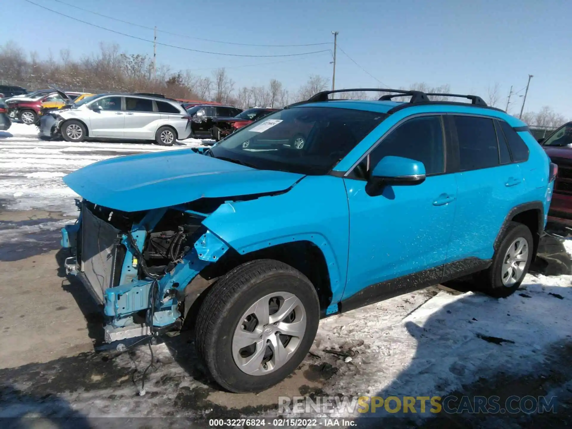 2 Photograph of a damaged car 2T3G1RFV0KC022440 TOYOTA RAV4 2019